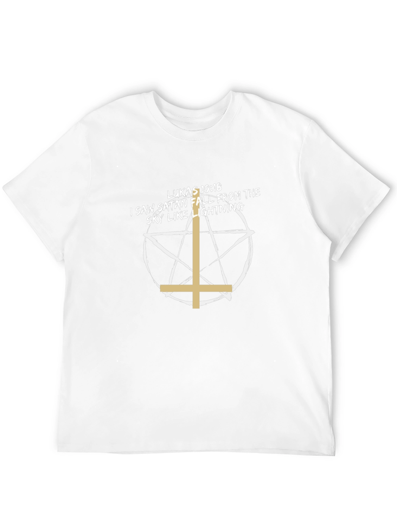 Satan Falling T-Shirt - Lukas 10:18 Tee