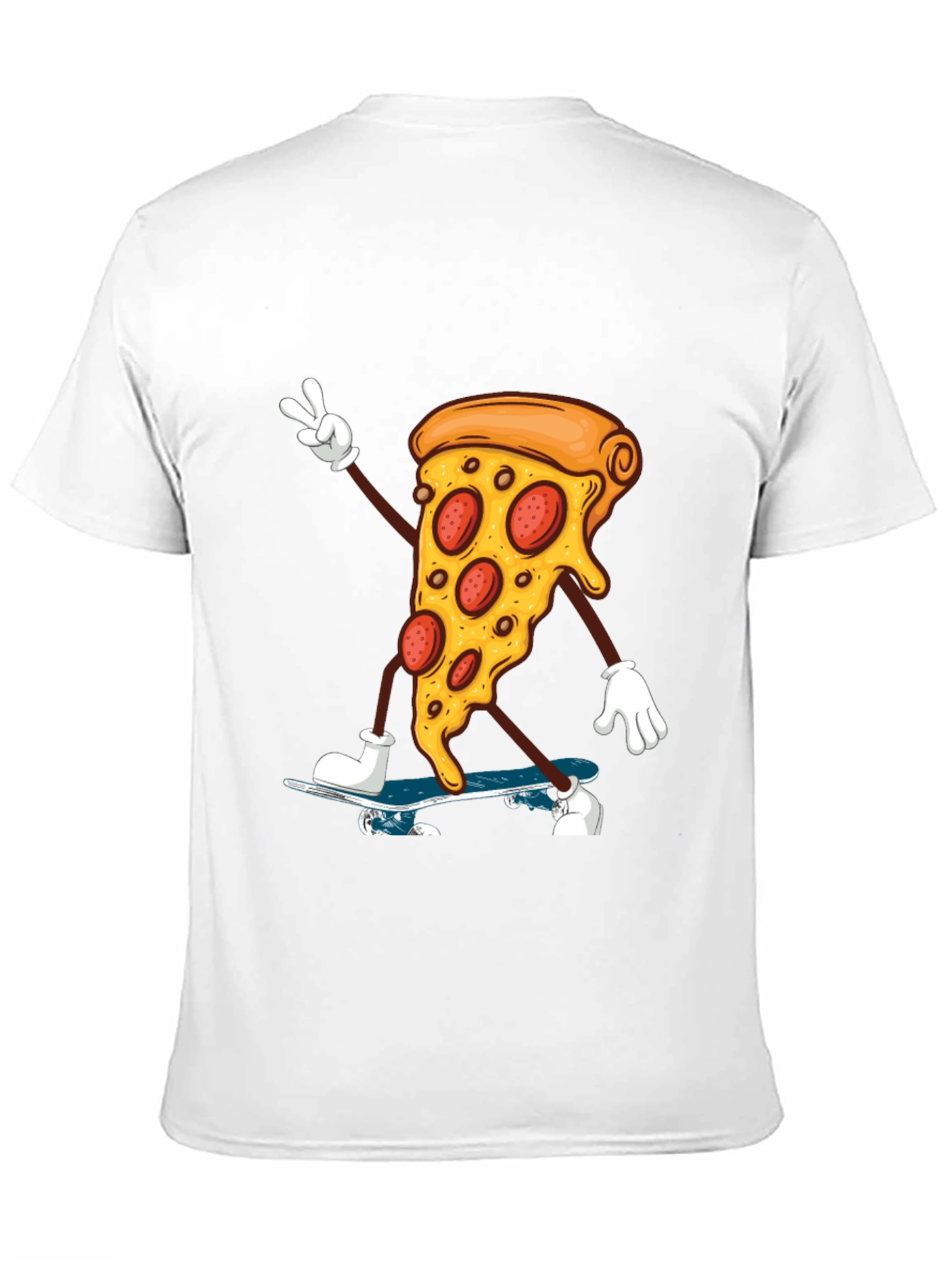 Pizza Skateboarder Graphic Tee