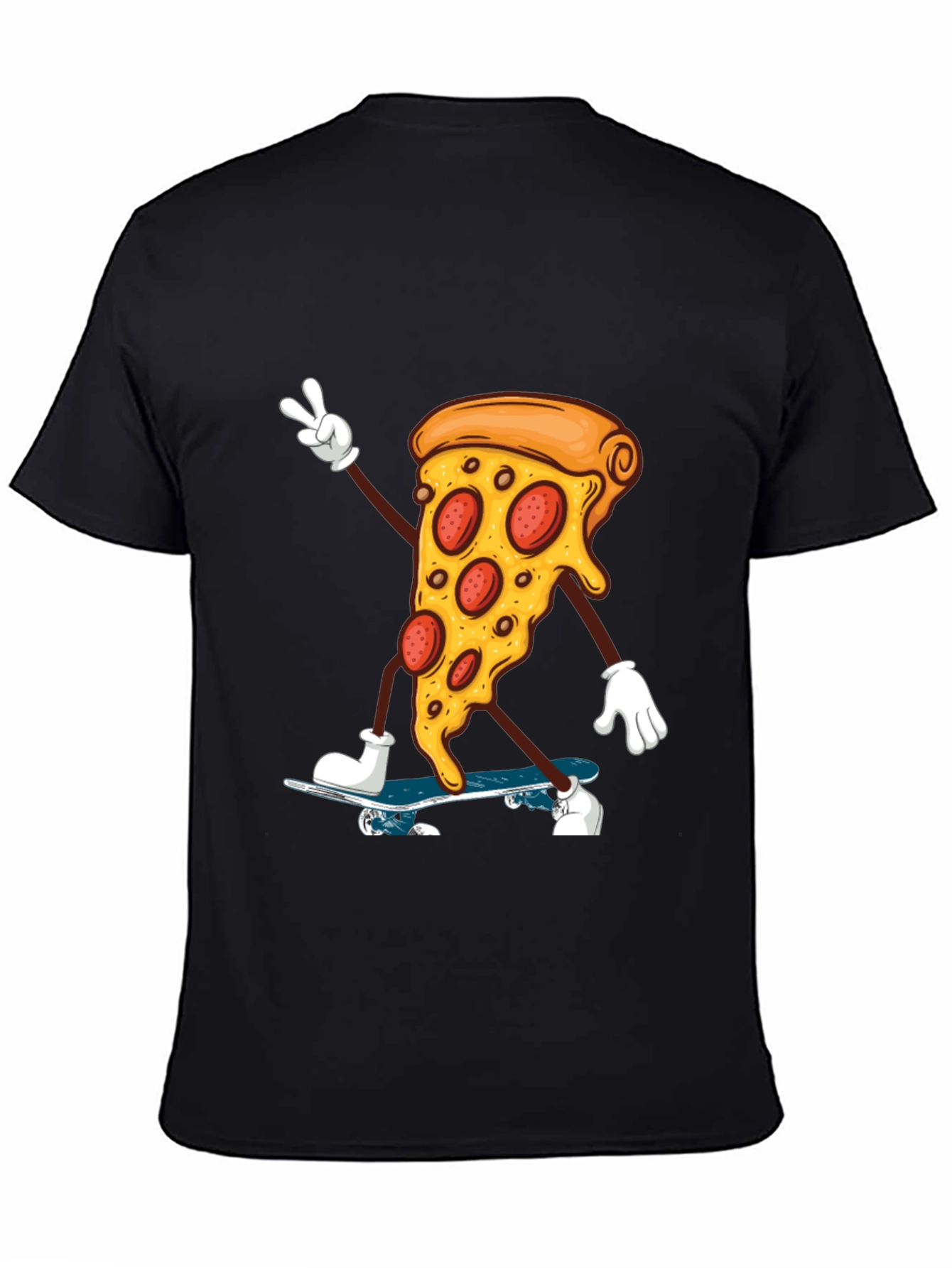 Pizza Skateboarder Graphic Tee