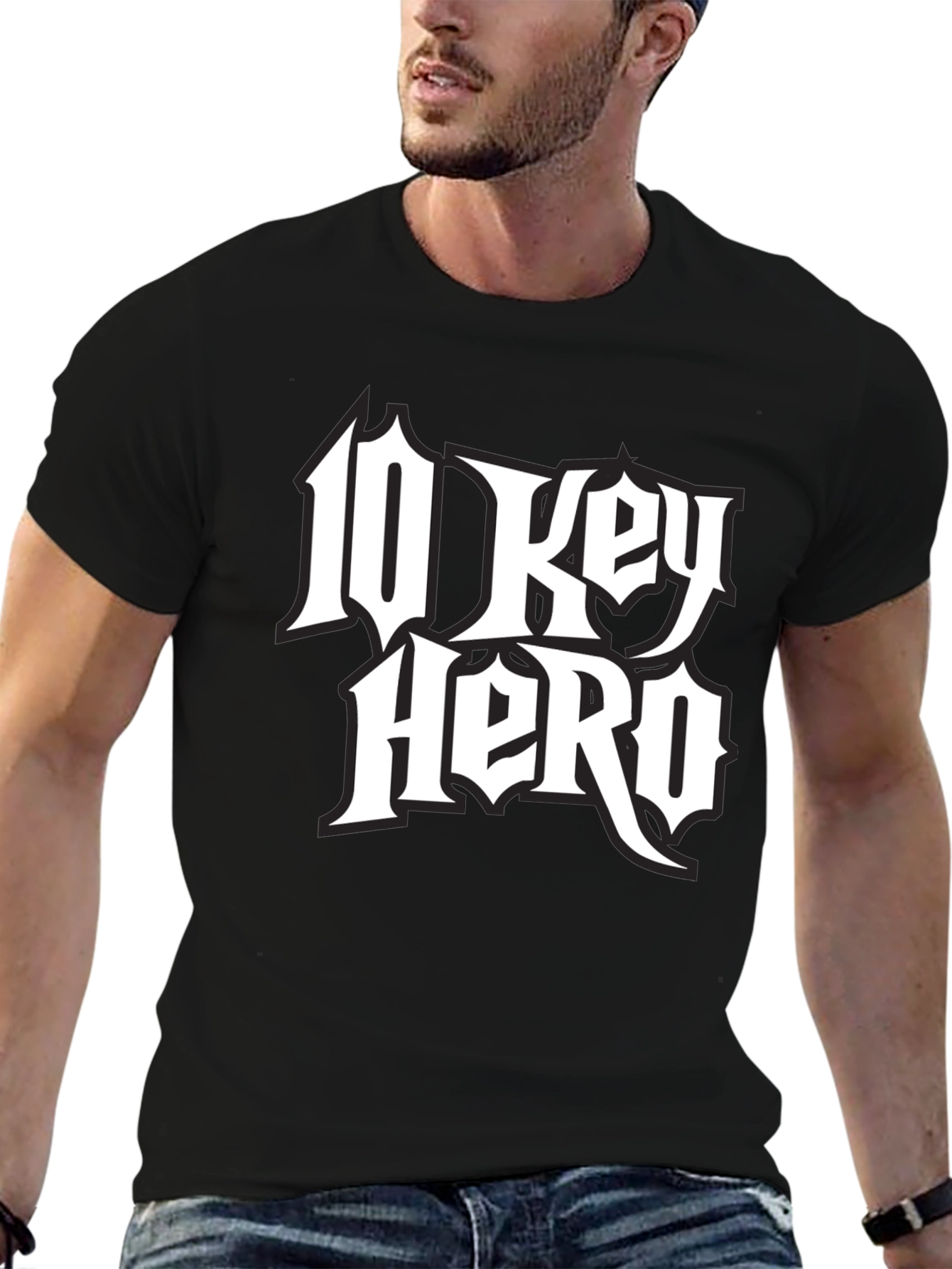 10 Key Hero Black Graphic Tee