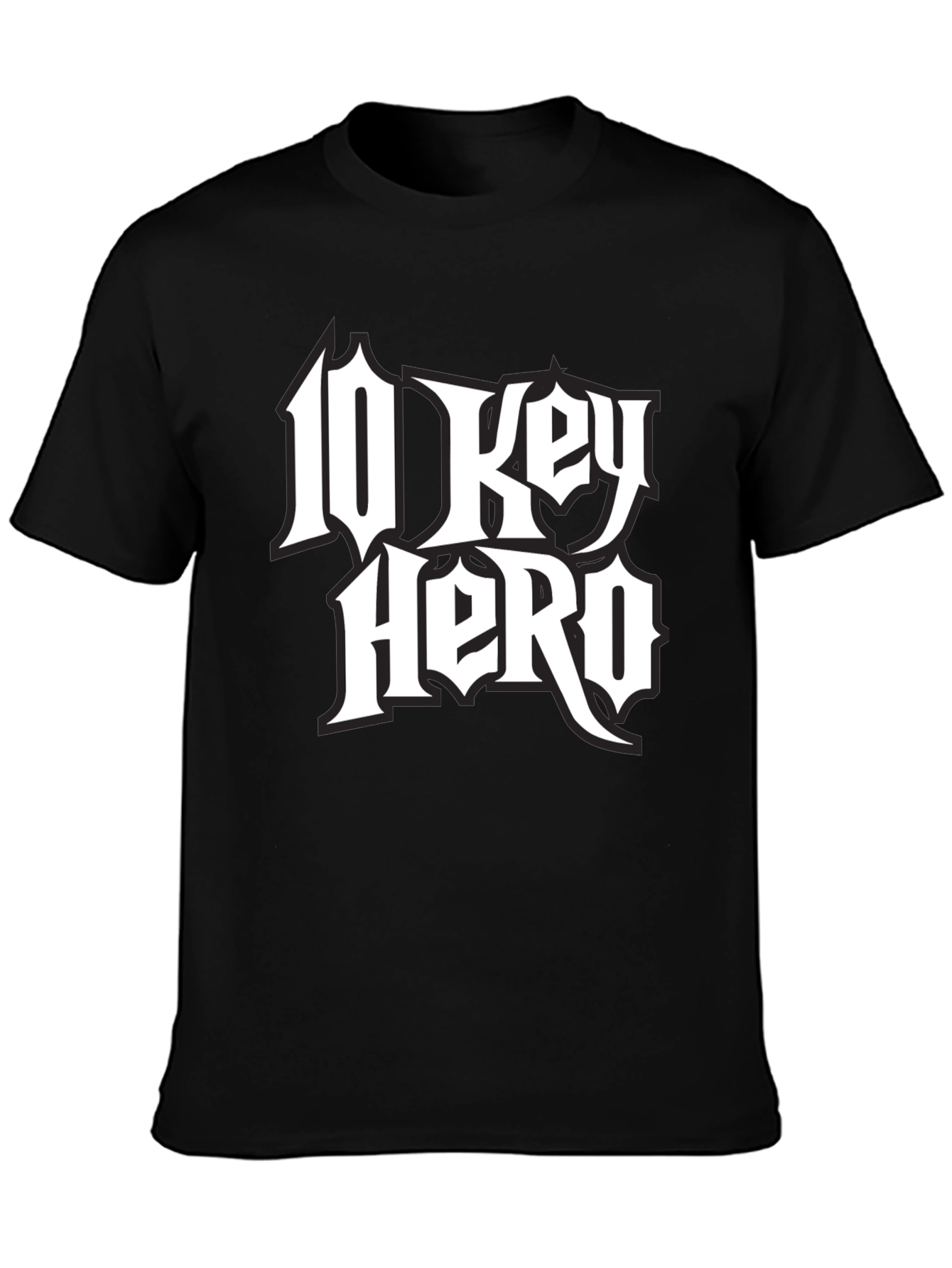 10 Key Hero Black Graphic Tee