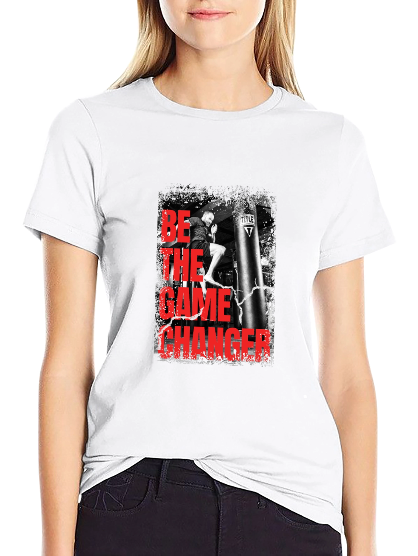 Be the Game Changer Black Graphic Tee