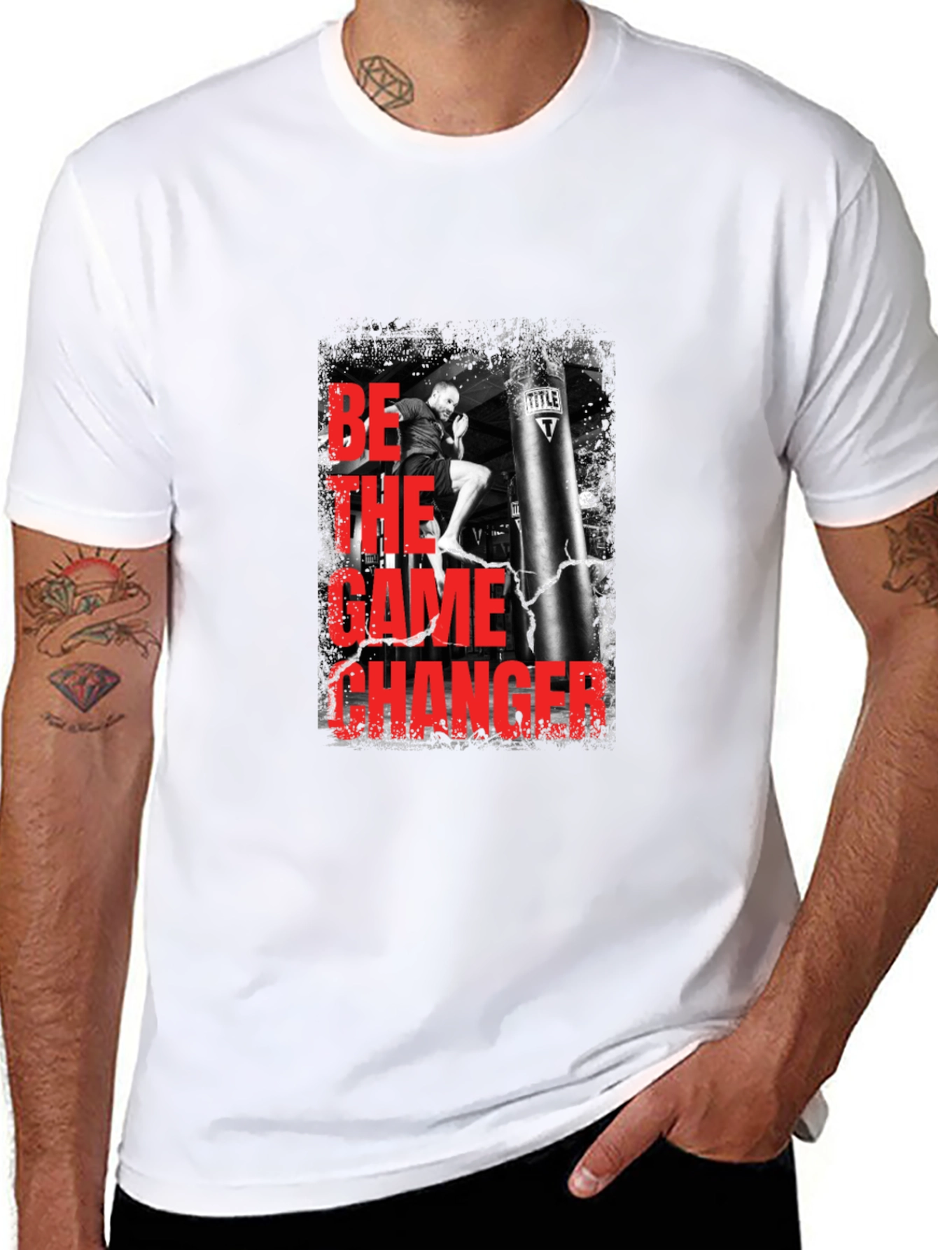 Be the Game Changer Black Graphic Tee
