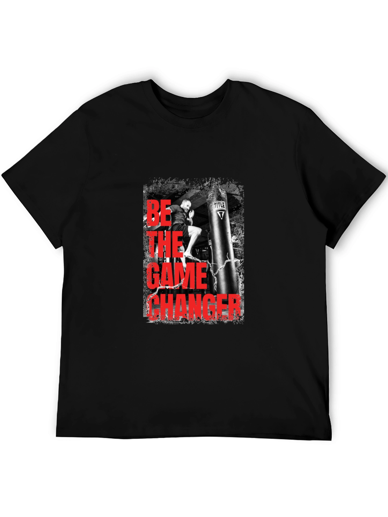 Be the Game Changer Black Graphic Tee