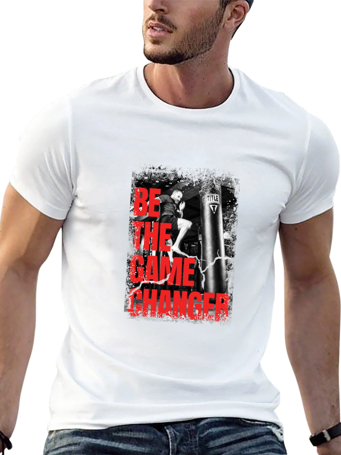 Be the Game Changer Black Graphic Tee