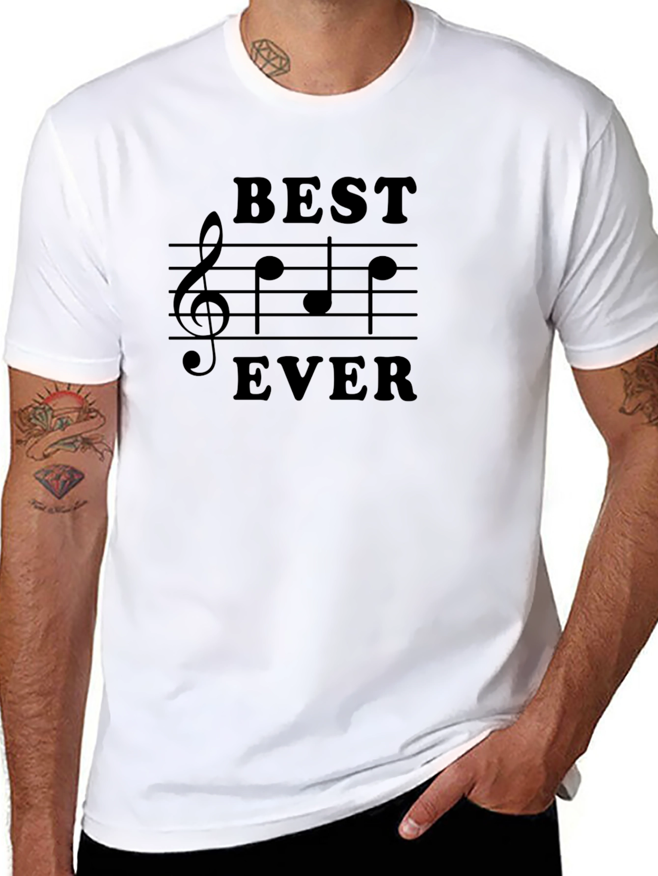 Best Ever Music T-Shirt - Soft Black Tee