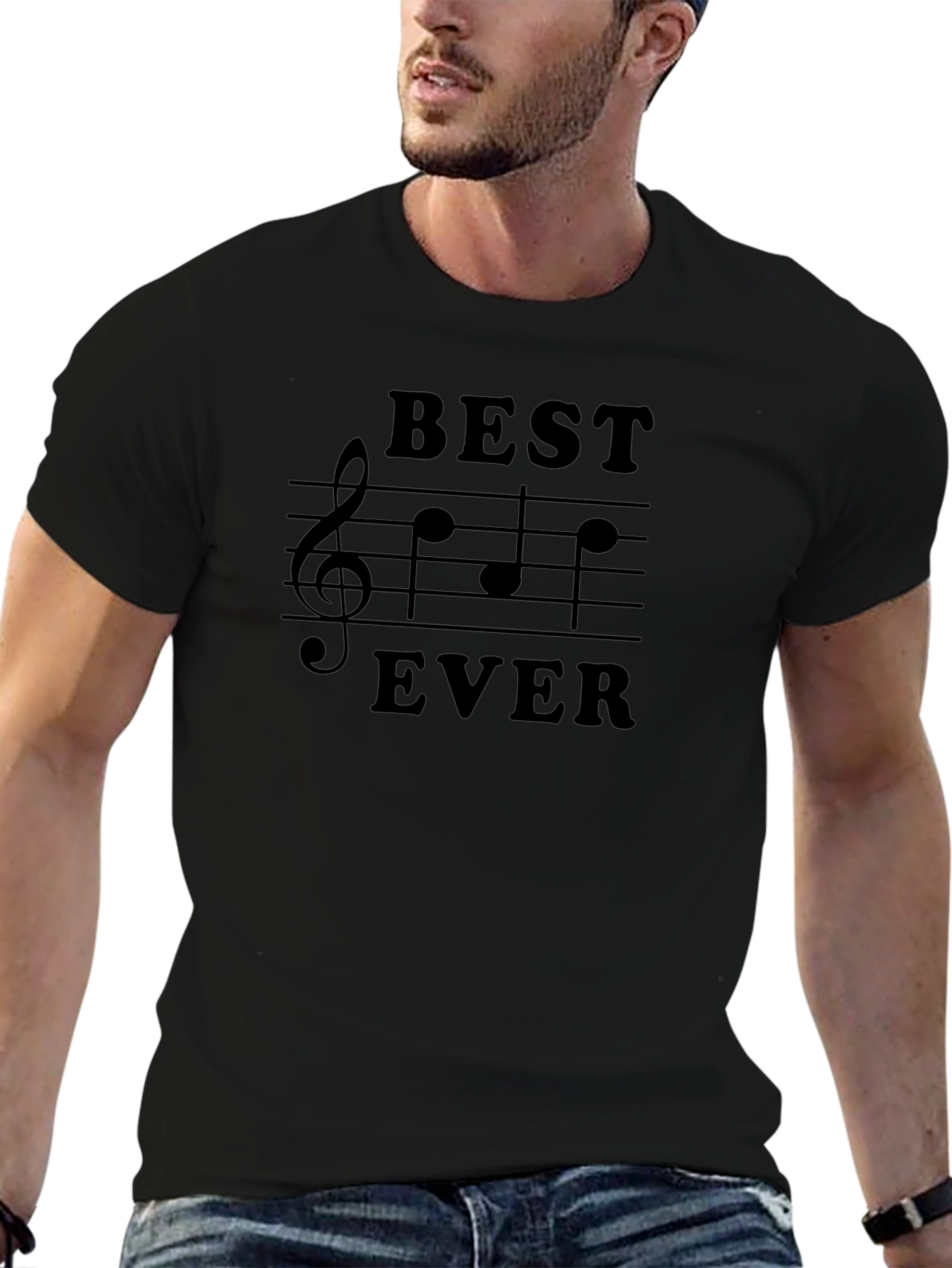 Best Ever Music T-Shirt - Soft Black Tee