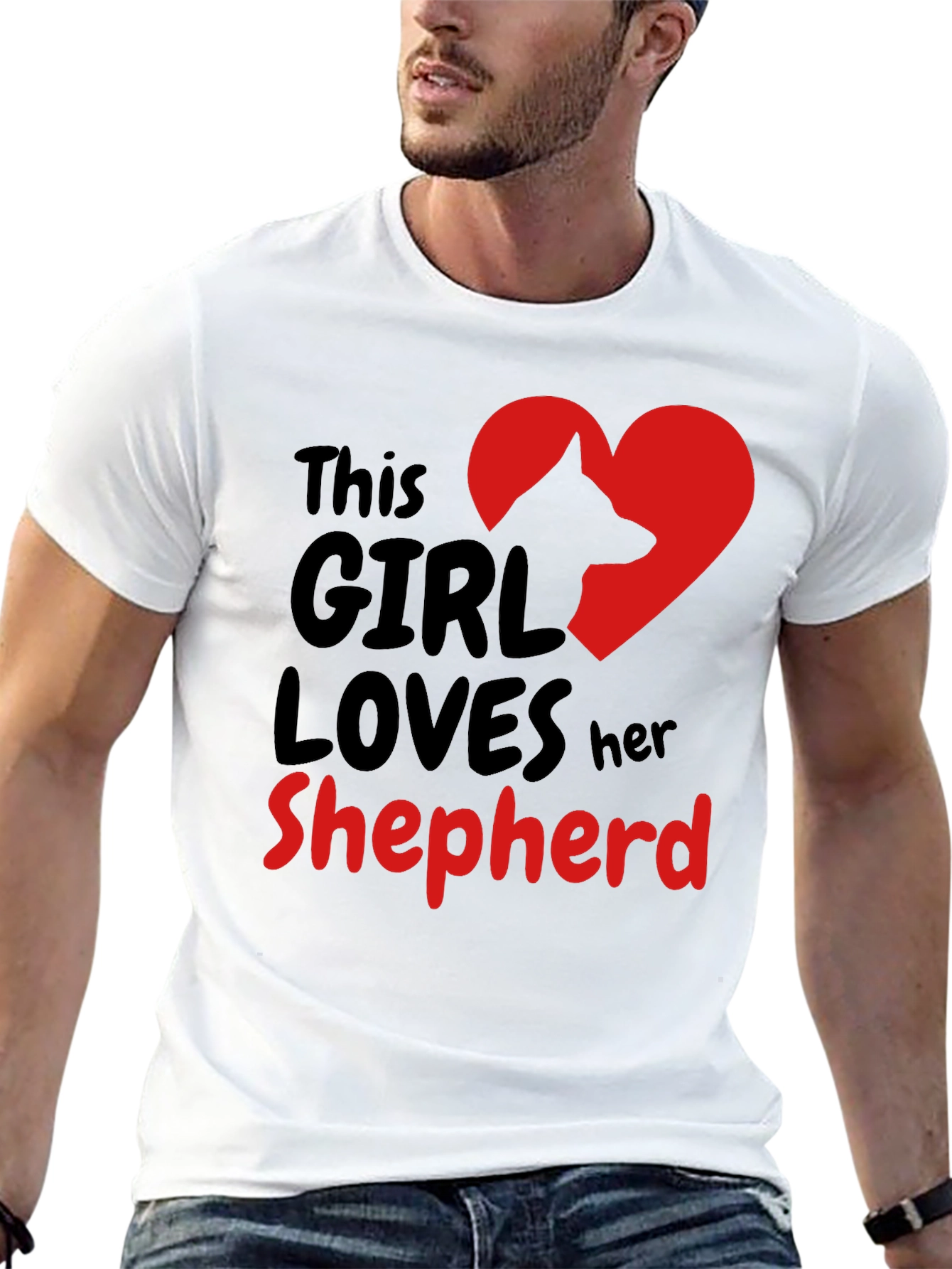 This Girl Loves Her Shepherd T-Shirt