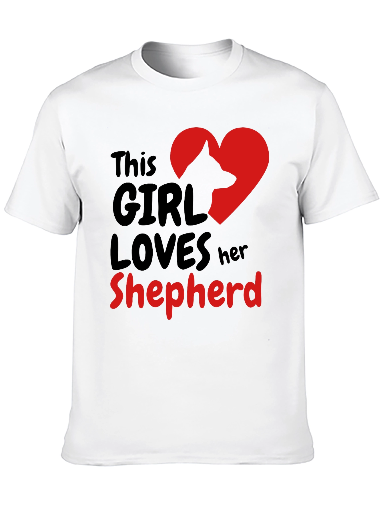 This Girl Loves Her Shepherd T-Shirt
