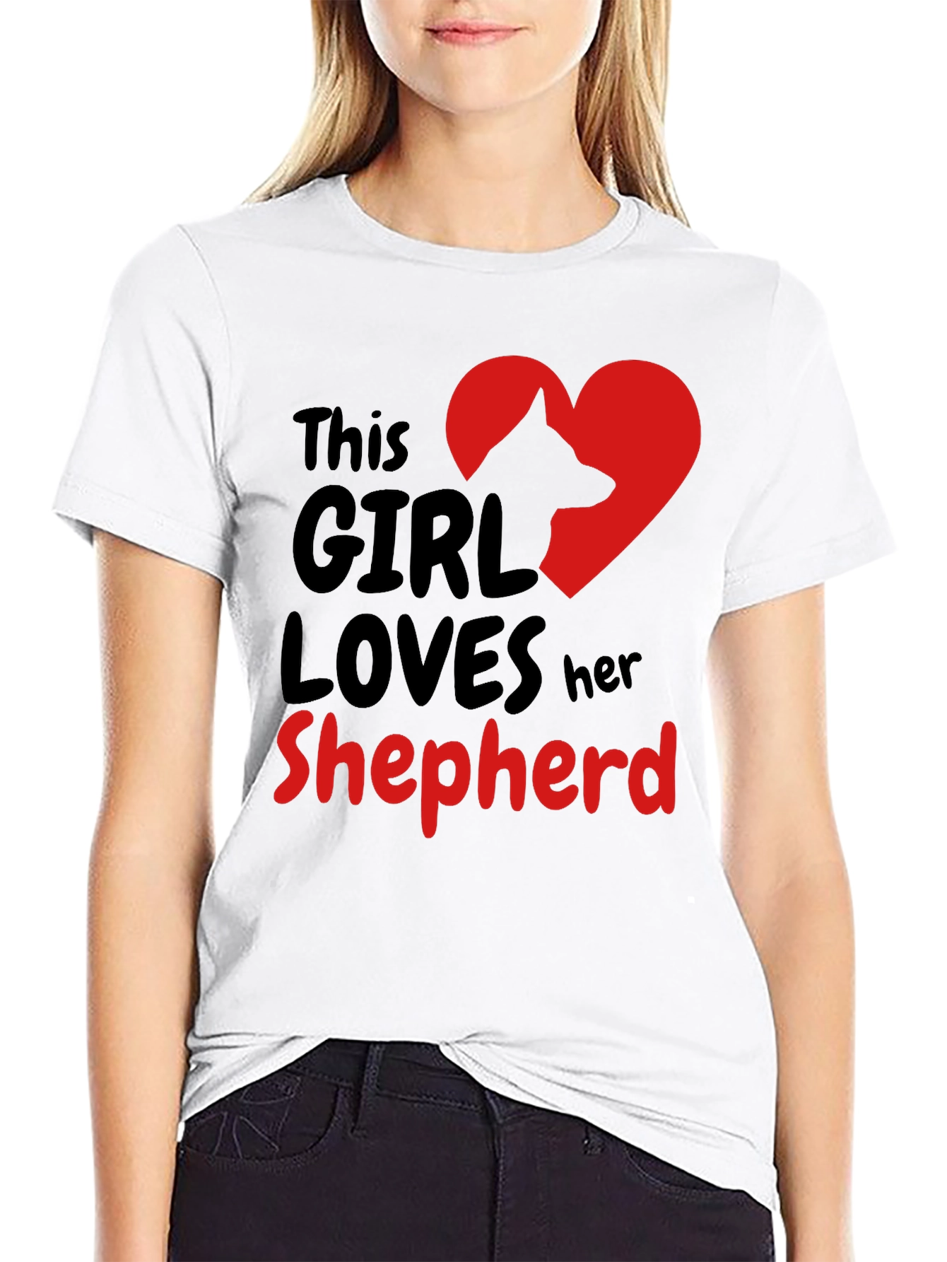 This Girl Loves Her Shepherd T-Shirt