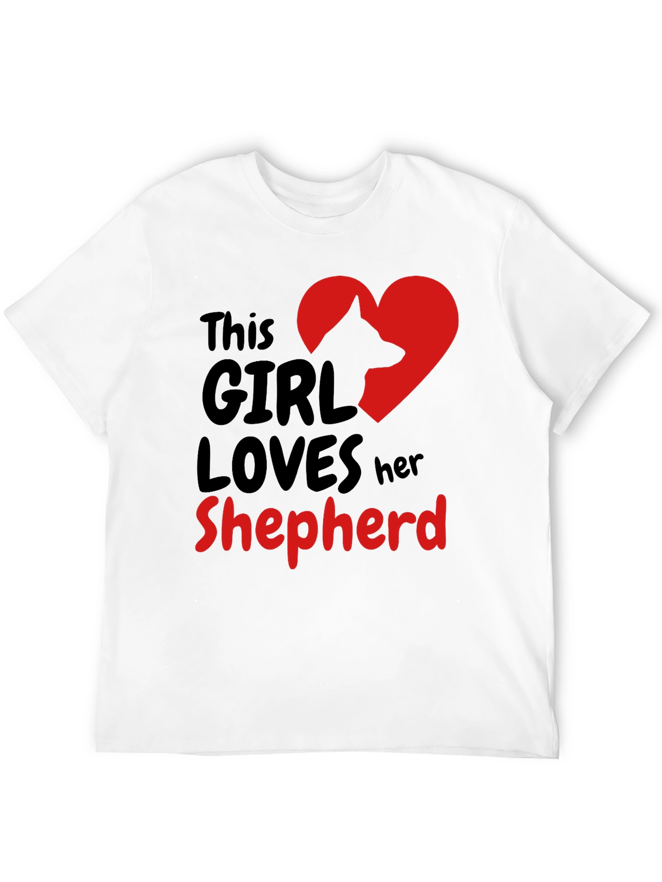 This Girl Loves Her Shepherd T-Shirt