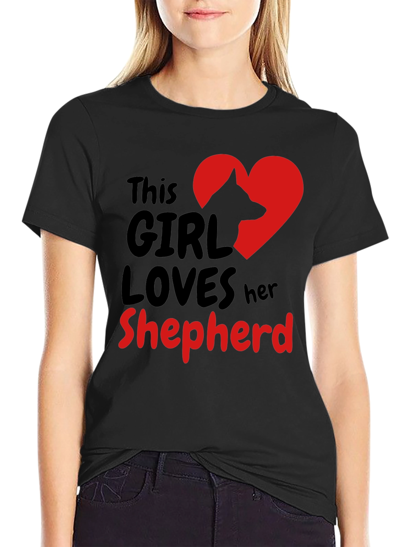 This Girl Loves Her Shepherd T-Shirt