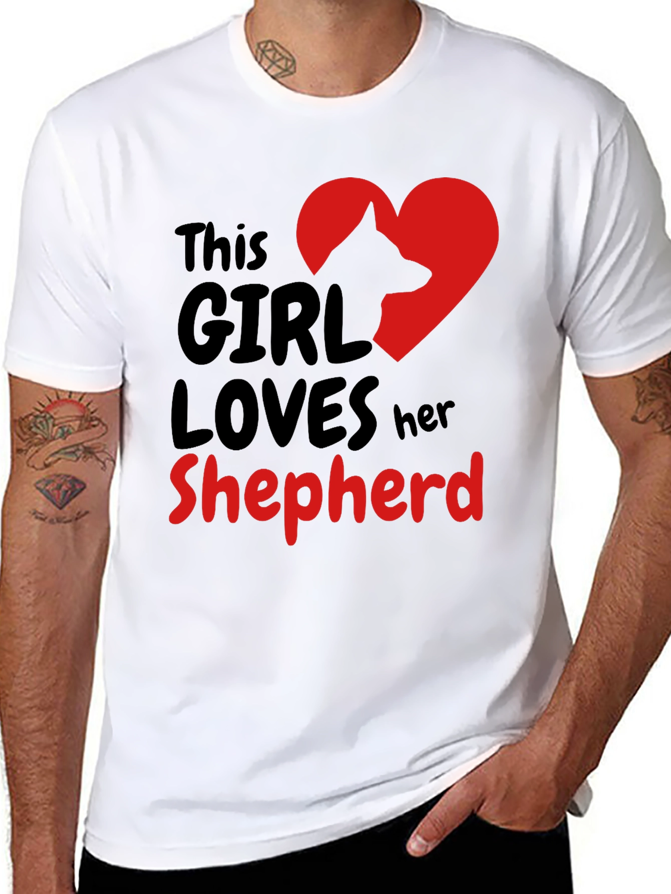 This Girl Loves Her Shepherd T-Shirt