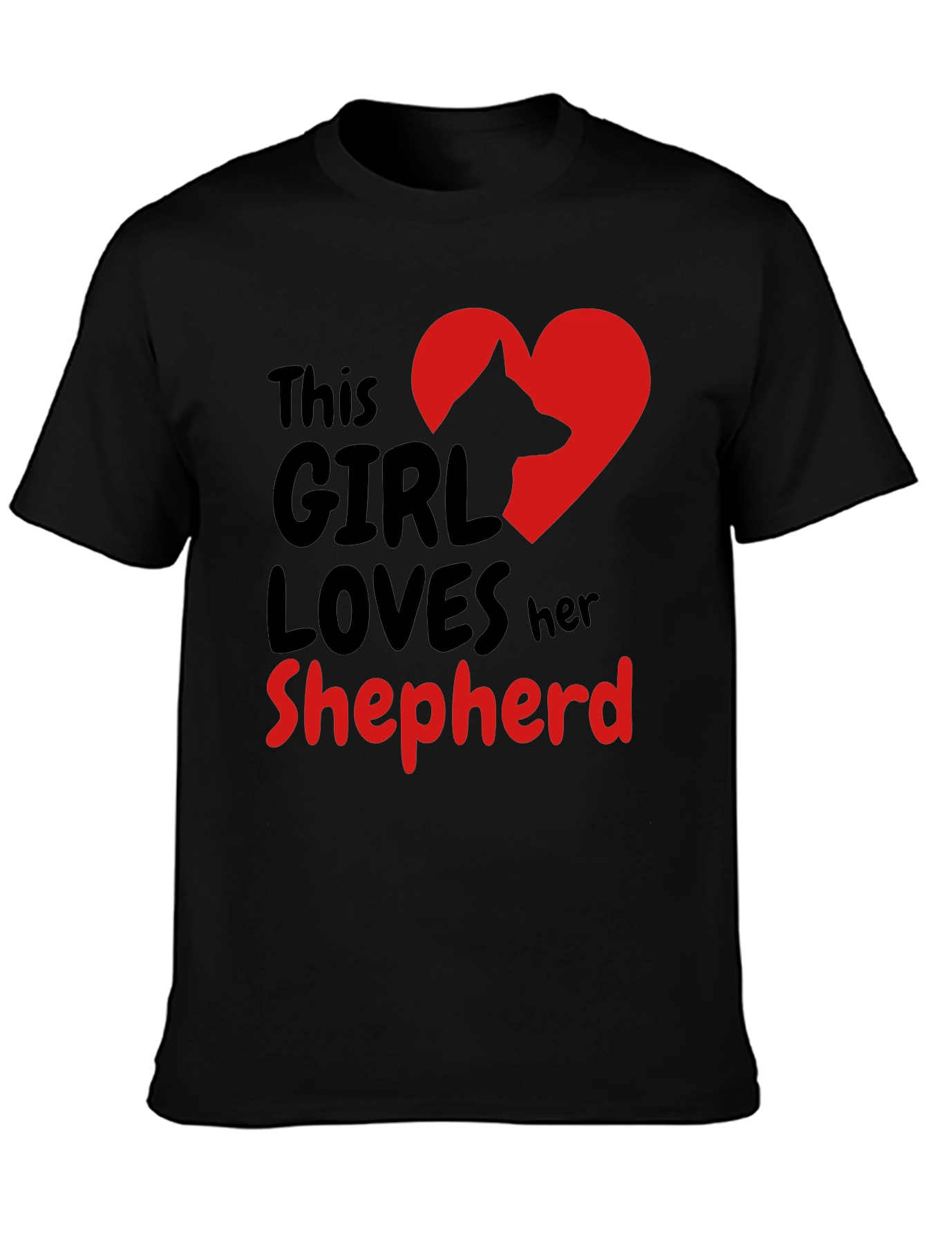 This Girl Loves Her Shepherd T-Shirt