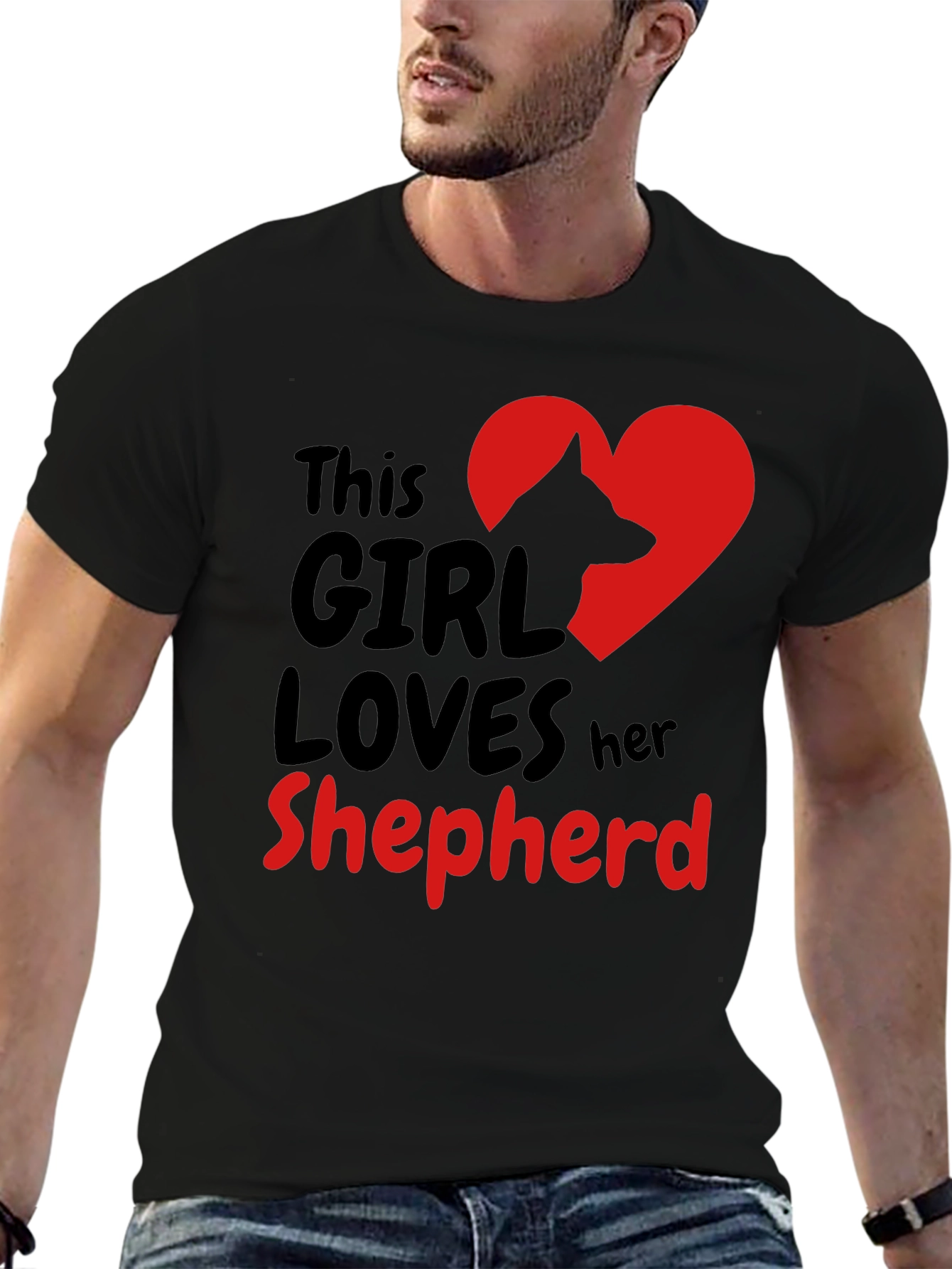 This Girl Loves Her Shepherd T-Shirt
