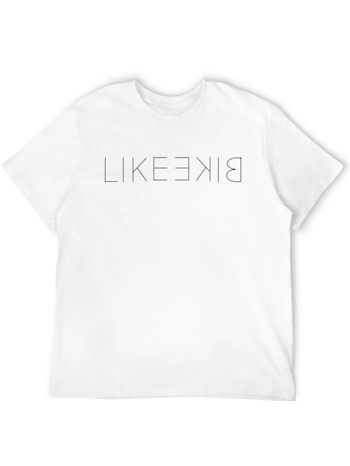 Black LIKEBIKE Graphic Tee - Casual Comfort