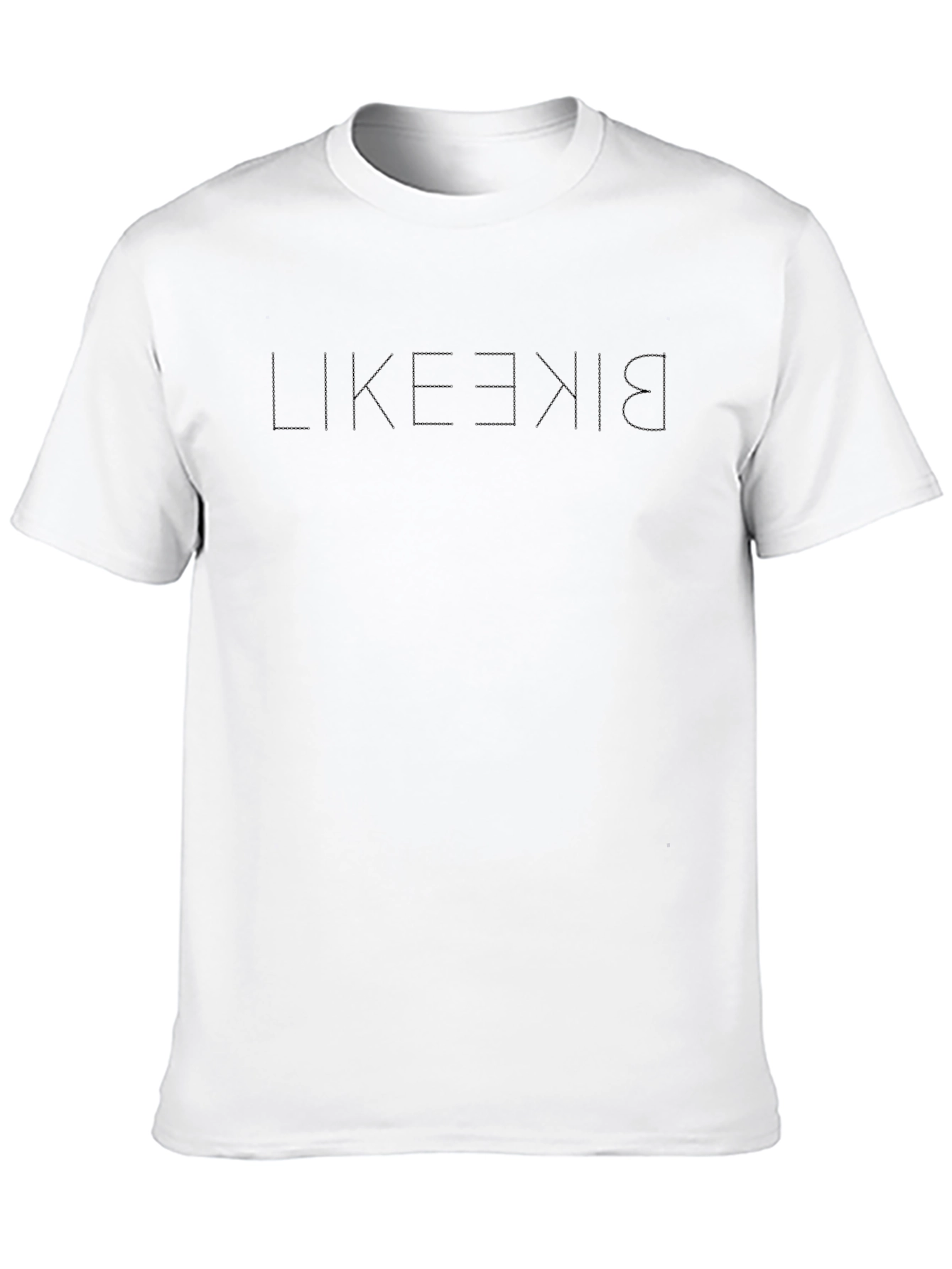Black LIKEBIKE Graphic Tee - Casual Comfort
