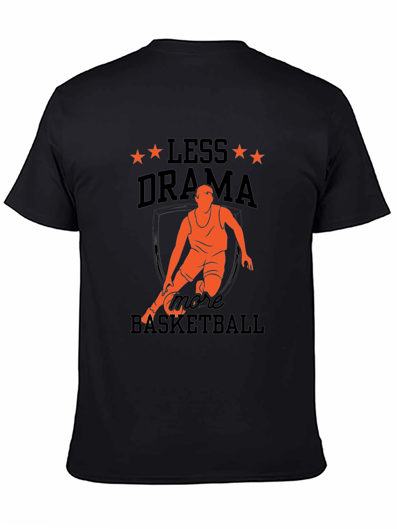 Less Drama More Basketball Graphic Tee