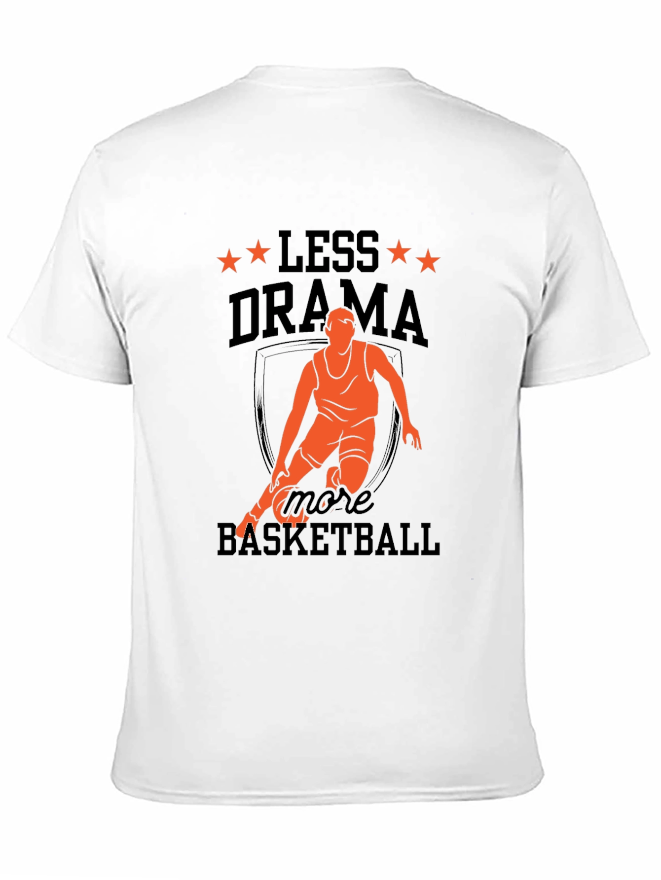 Less Drama More Basketball Graphic Tee