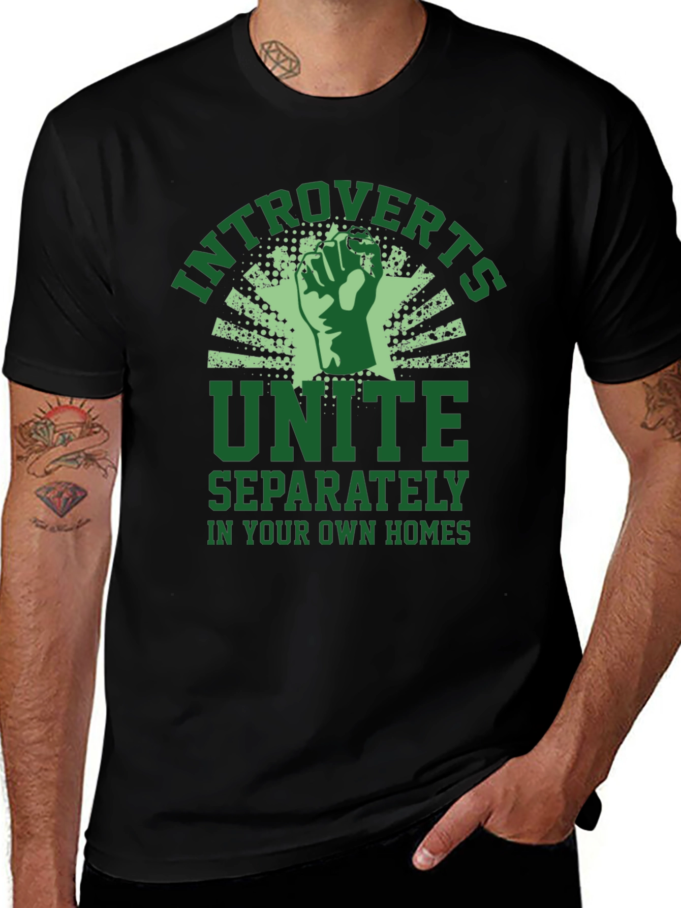 Introverts Unite Separately T-Shirt - Comfort & Style