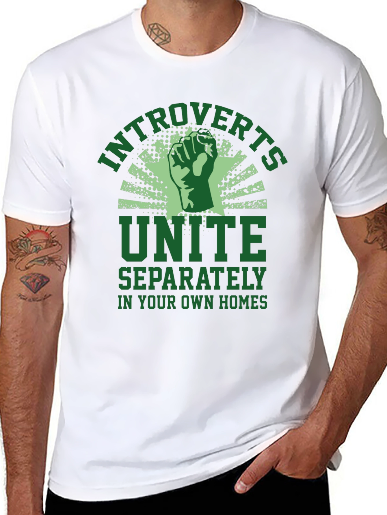 Introverts Unite Separately T-Shirt - Comfort & Style
