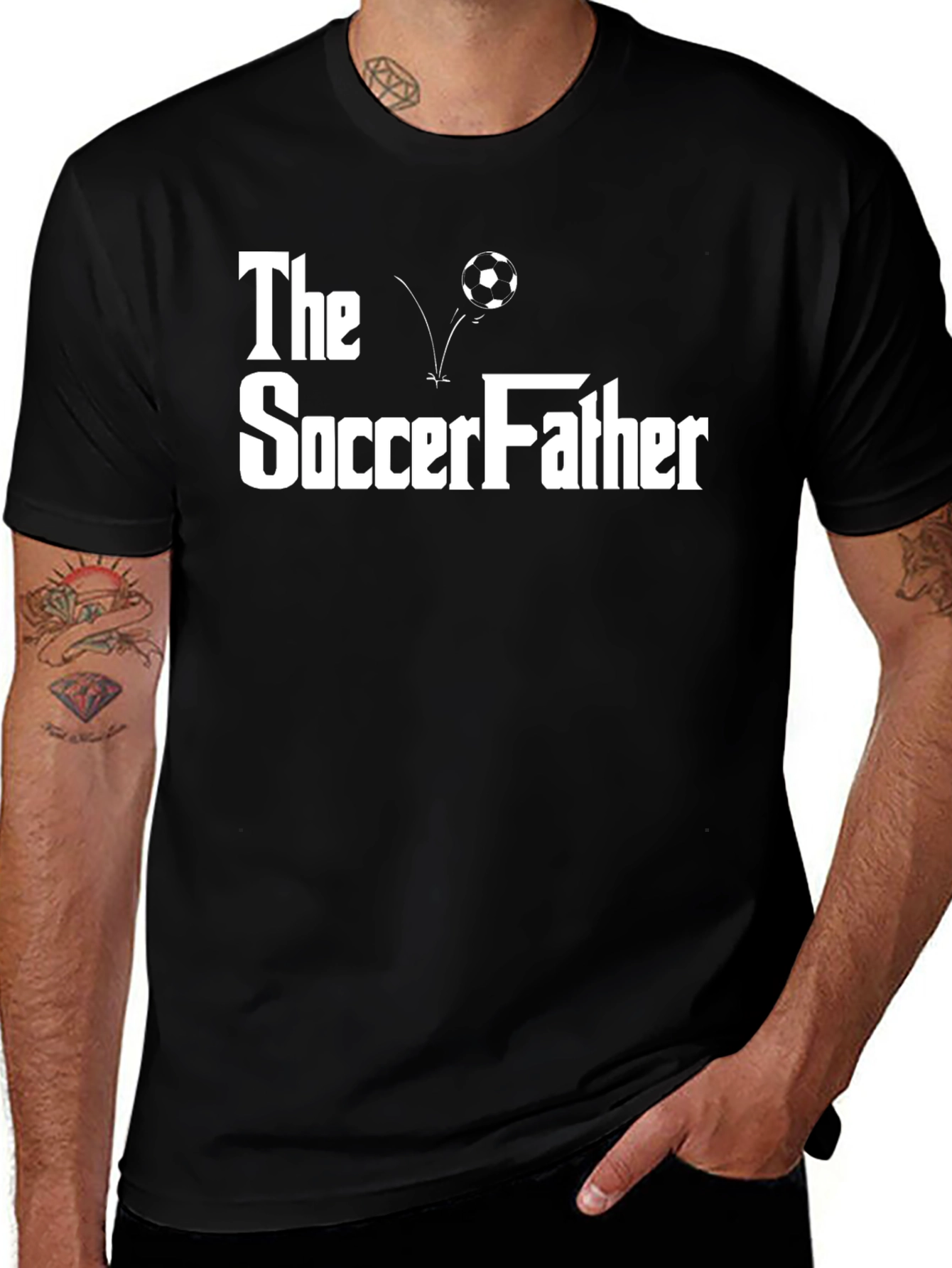 The SoccerFather T-Shirt - Funny Fathers Day Tee