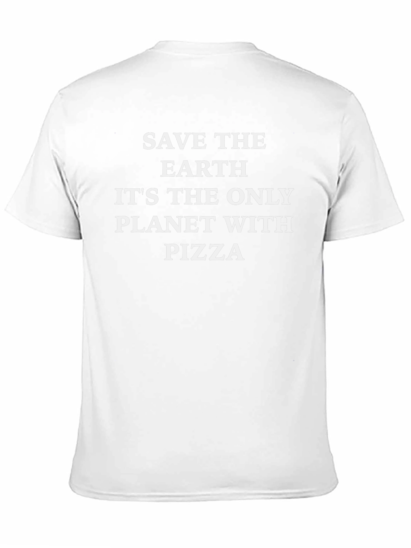Save Earth Pizza T-Shirt