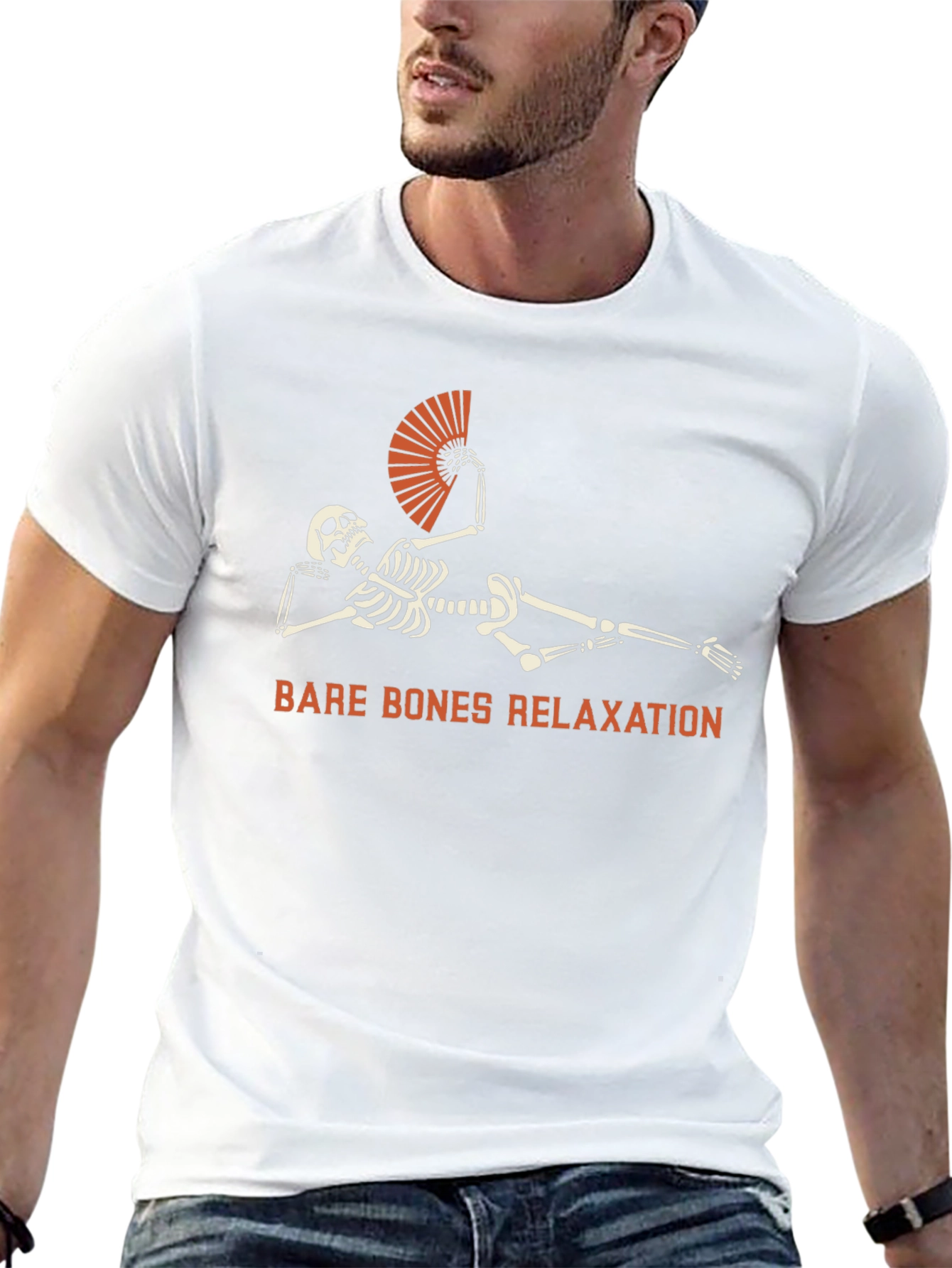 Bare Bones Relaxation Skeleton T-Shirt