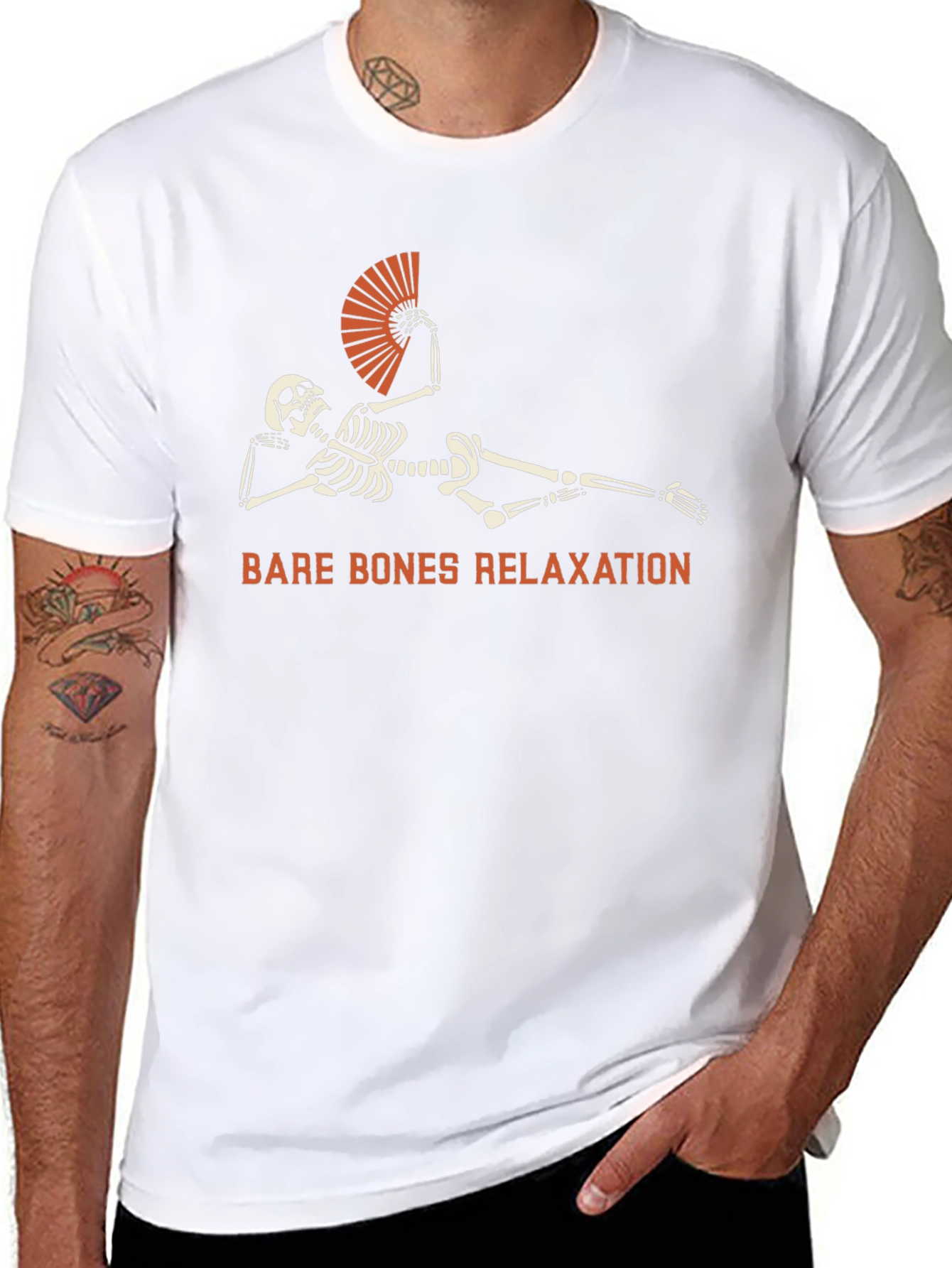Bare Bones Relaxation Skeleton T-Shirt