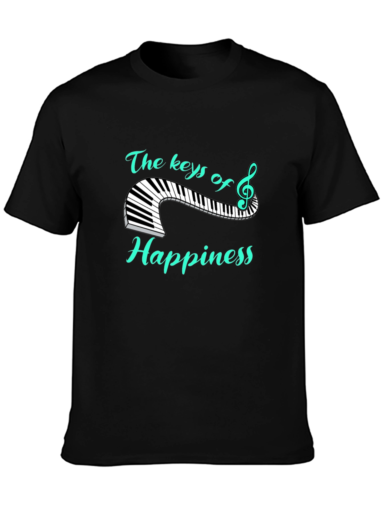 The Keys of Happiness Graphic Tee