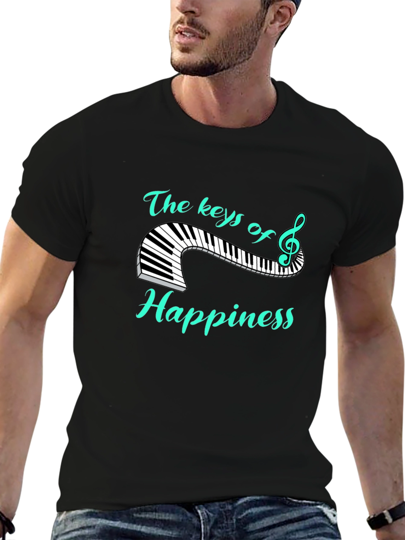 The Keys of Happiness Graphic Tee