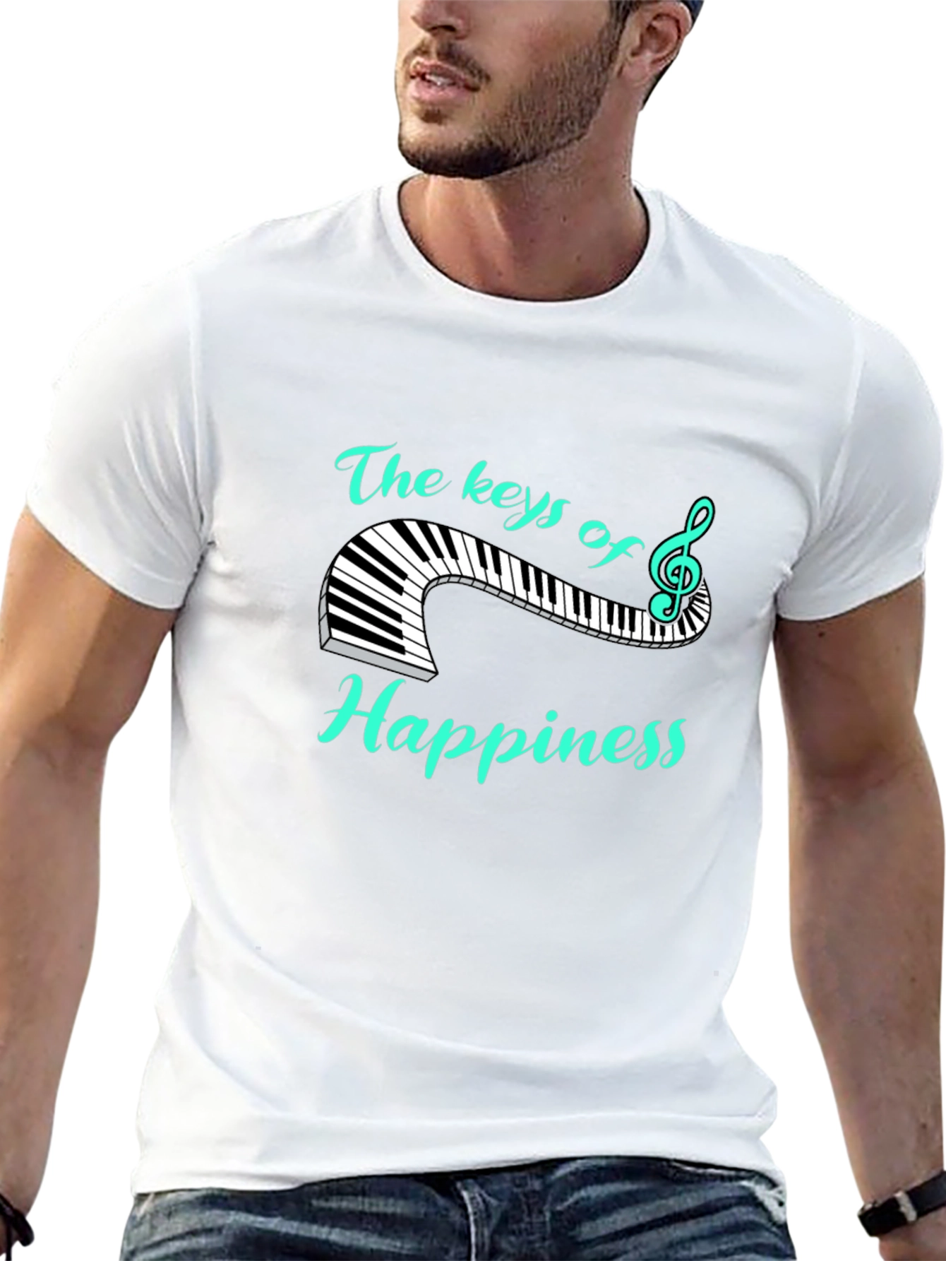 The Keys of Happiness Graphic Tee