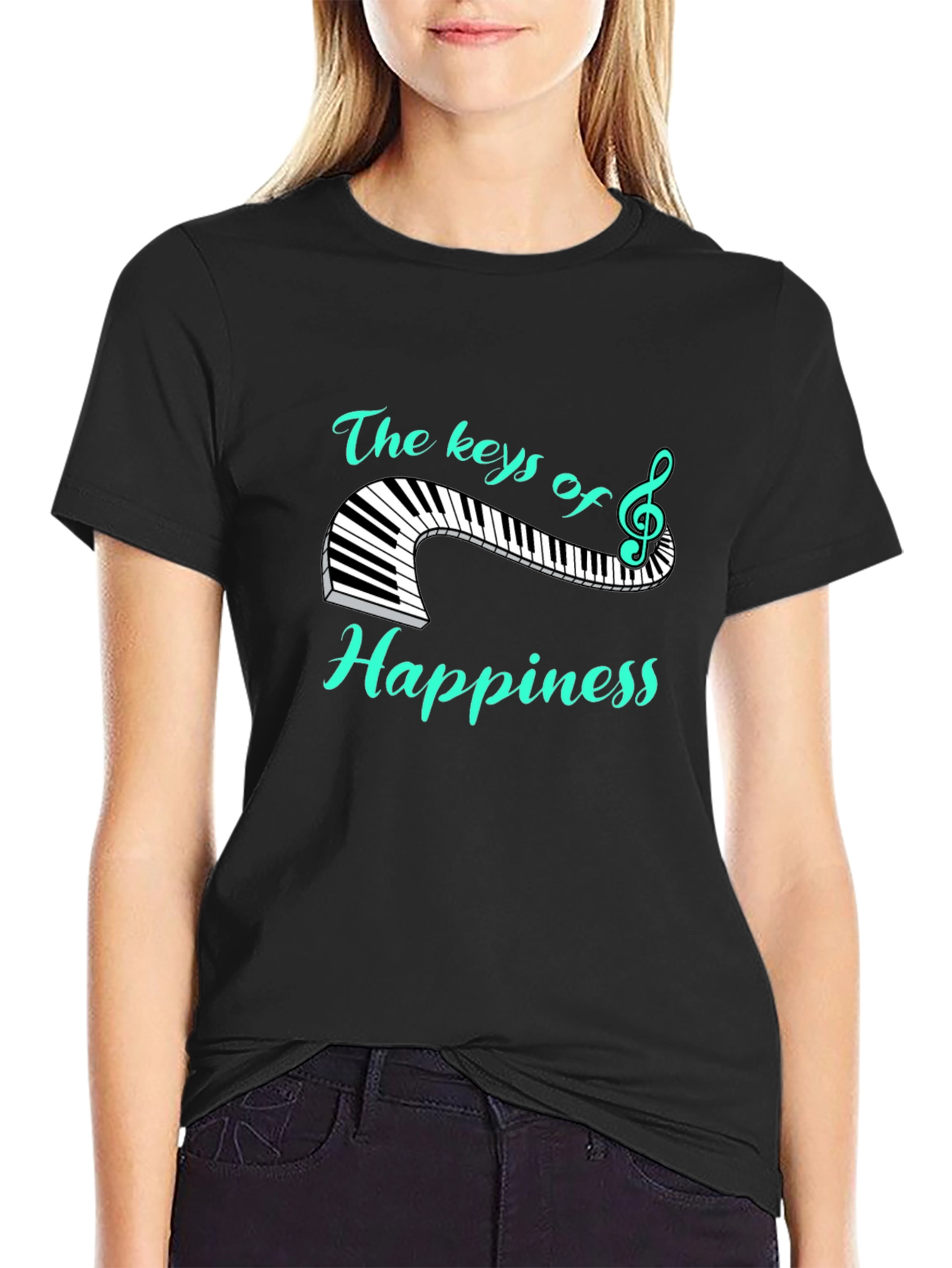 The Keys of Happiness Graphic Tee