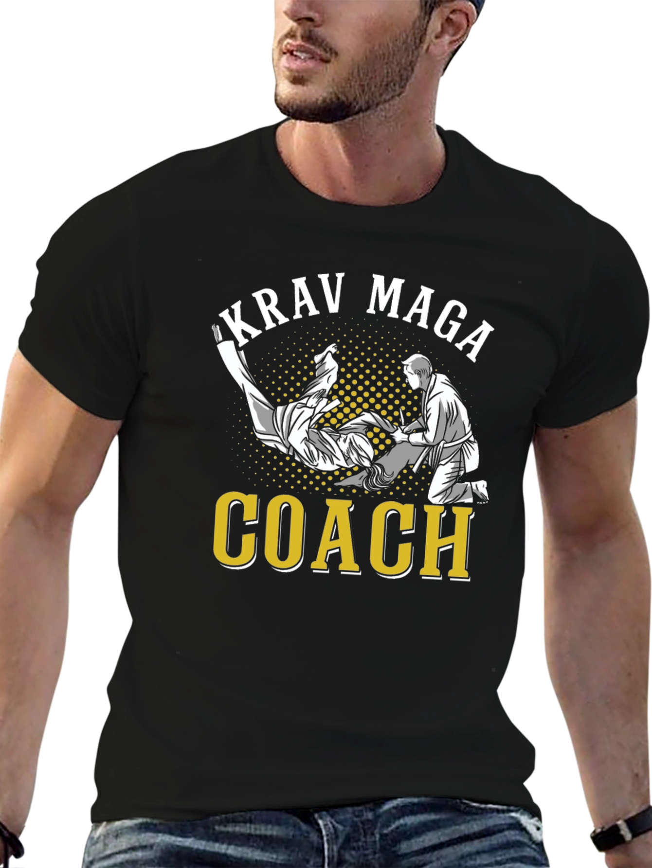 Krav Maga Coach T-Shirt Martial Arts Training Tee