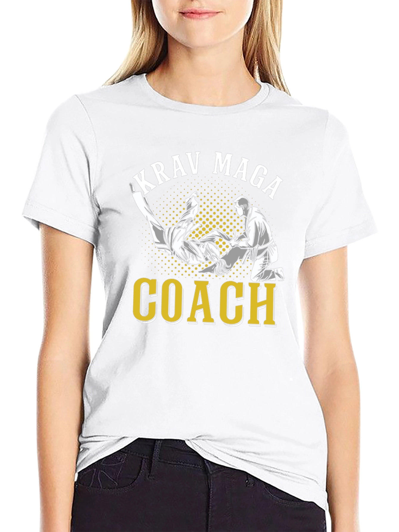 Krav Maga Coach T-Shirt Martial Arts Training Tee