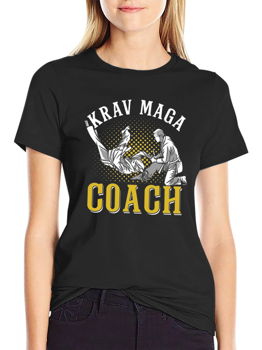 Krav Maga Coach T-Shirt Martial Arts Training Tee