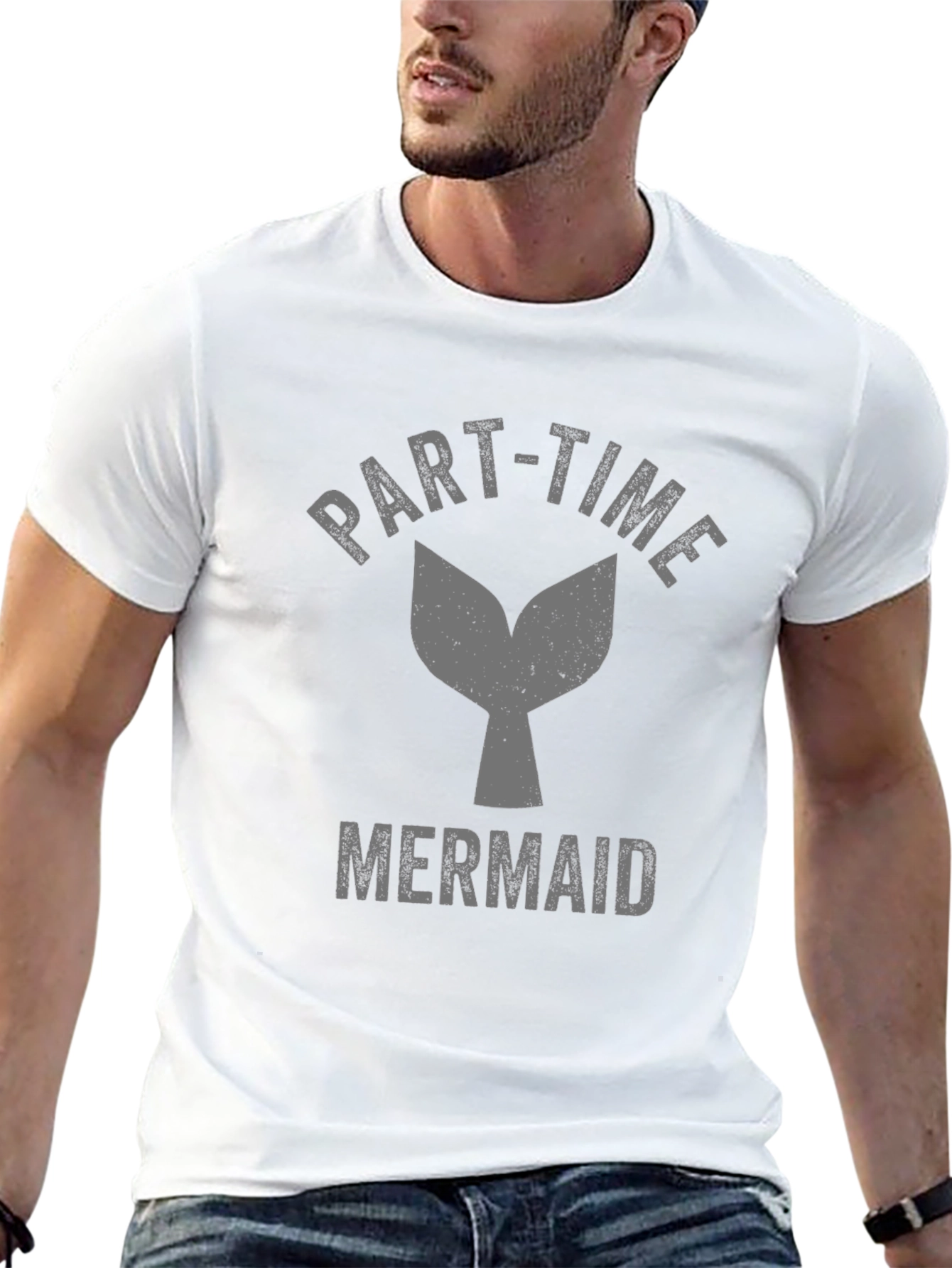 Part-Time Mermaid Graphic Tee