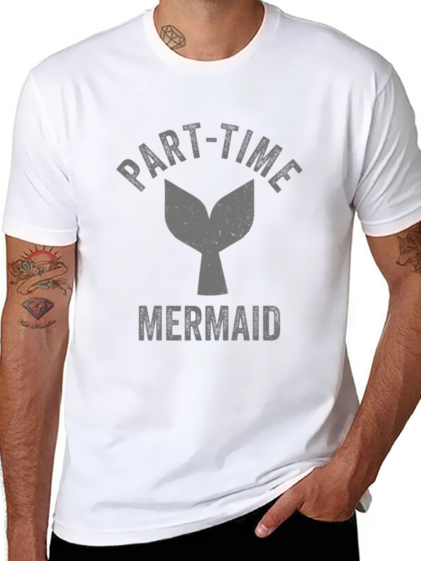 Part-Time Mermaid Graphic Tee