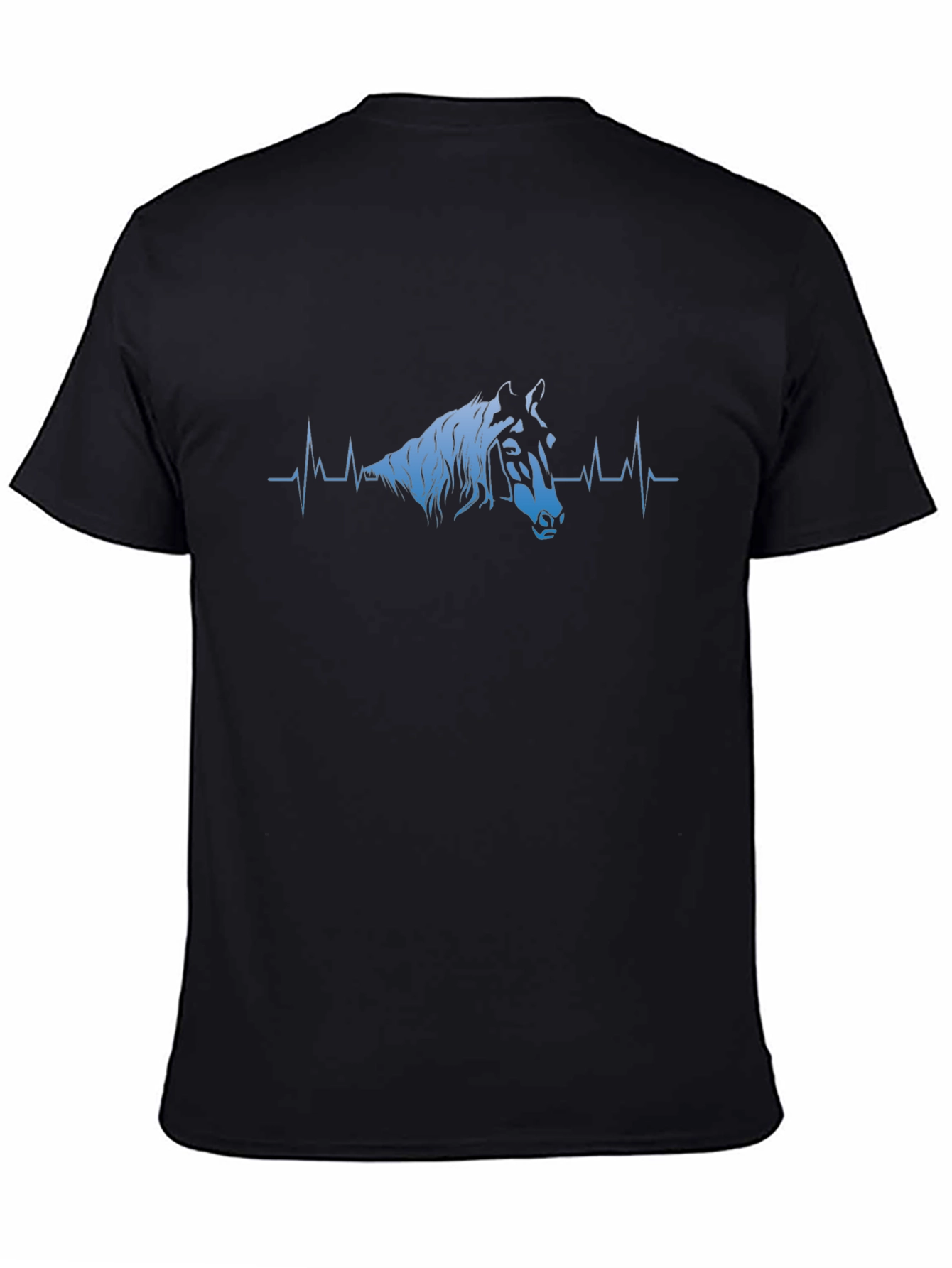 Horse Heartbeat T-Shirt - Equestrian Life Line Tee
