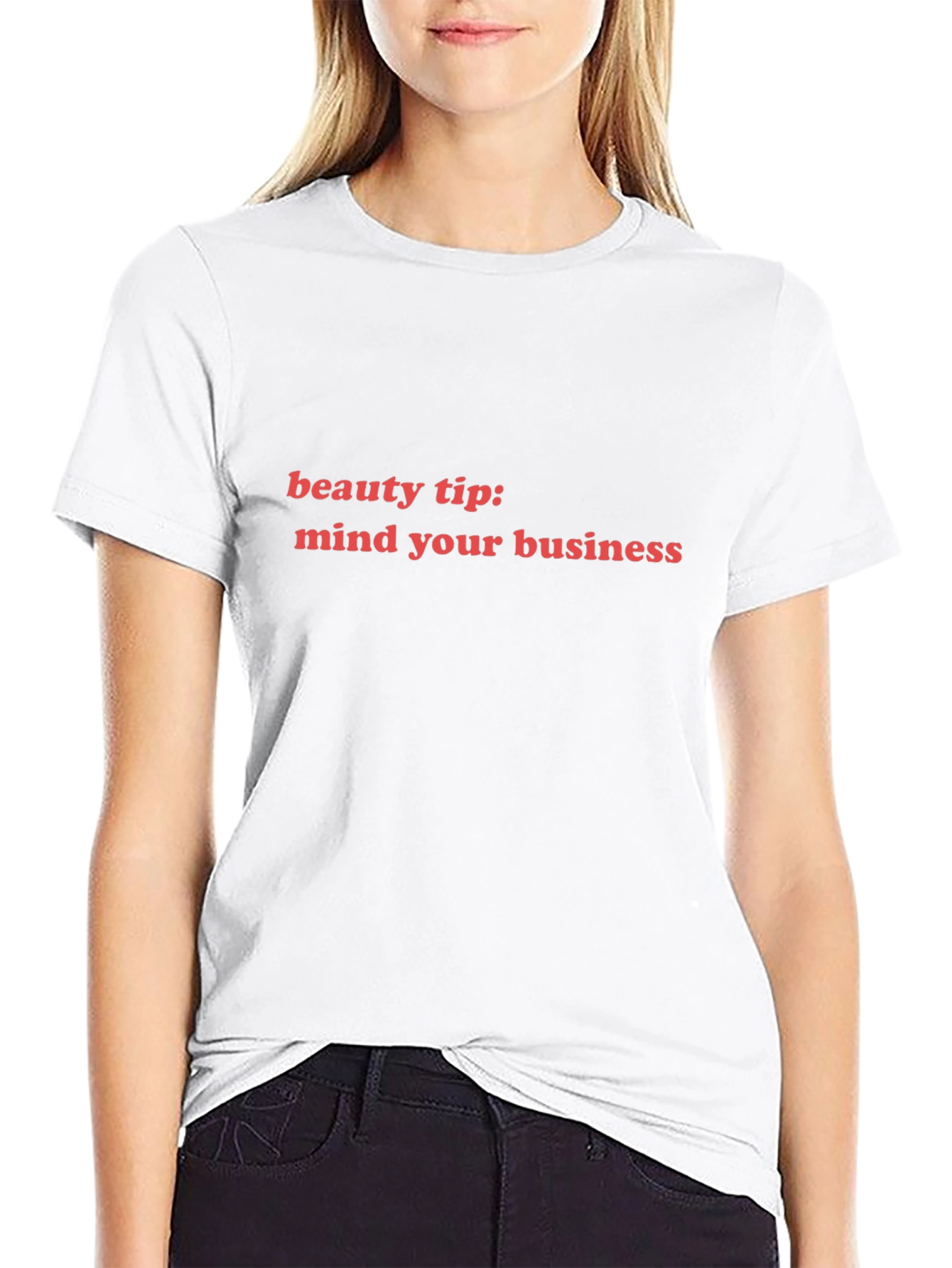 Beauty Tip Mind Your Business Graphic Tee