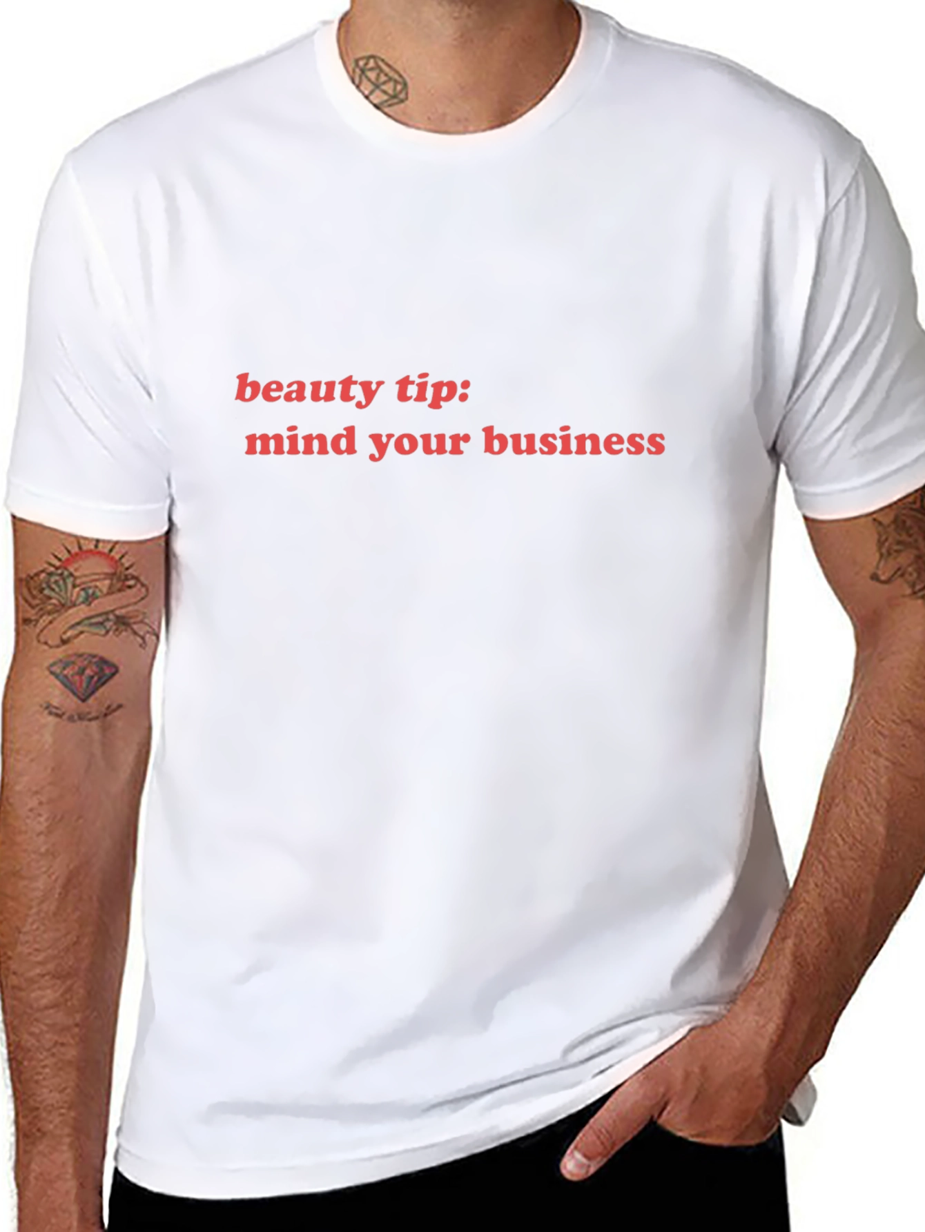 Beauty Tip Mind Your Business Graphic Tee
