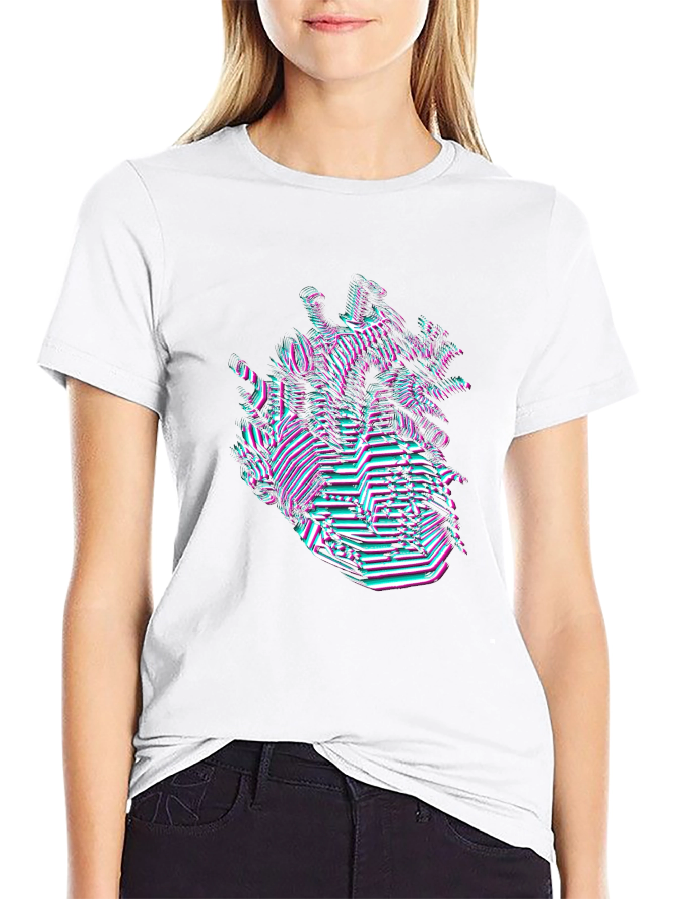 Abstract Heart T-Shirt