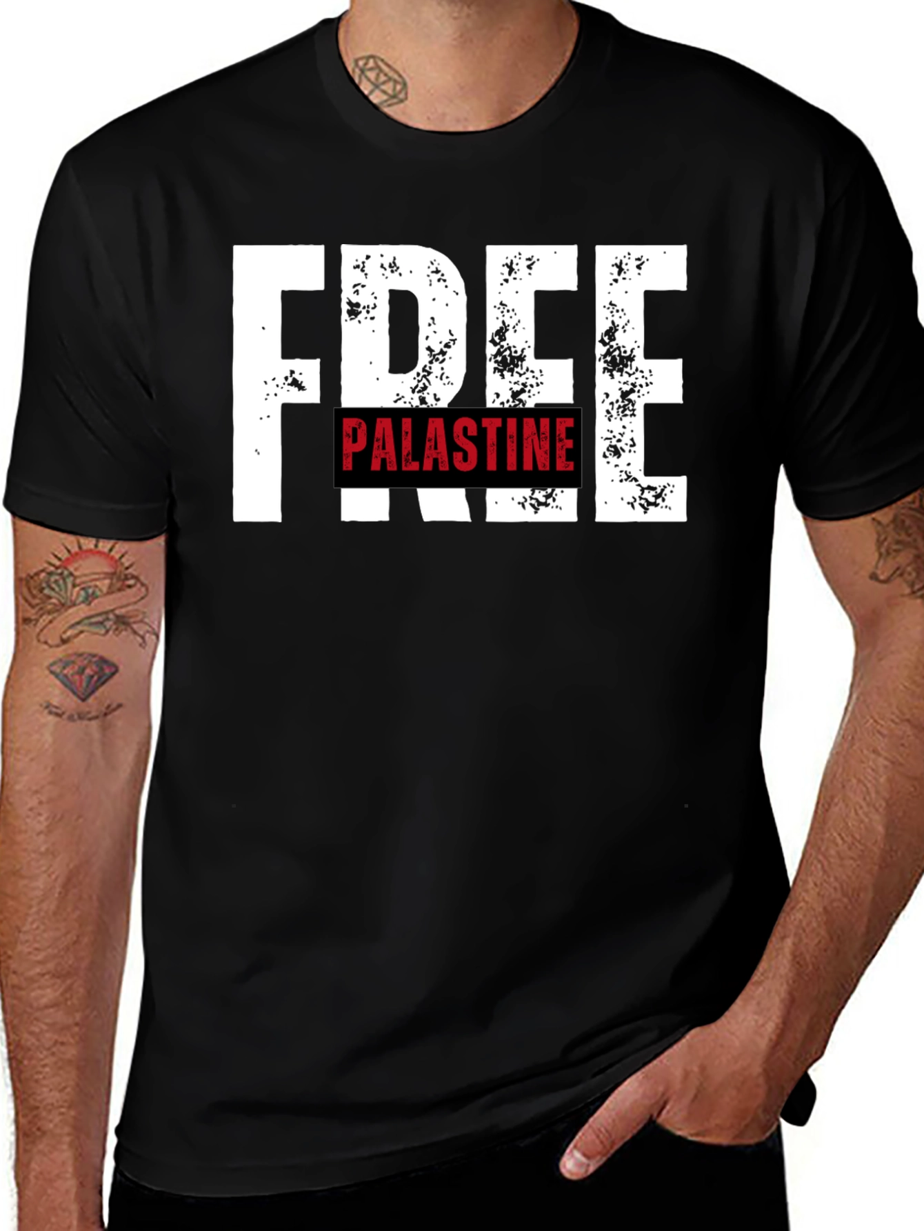 Free Palestine T-Shirt Political Statement Tee