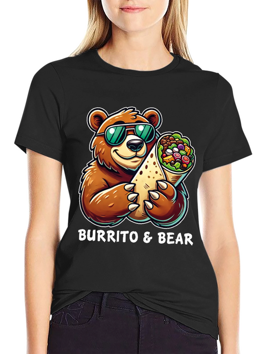 Burrito & Bear Graphic T-Shirt