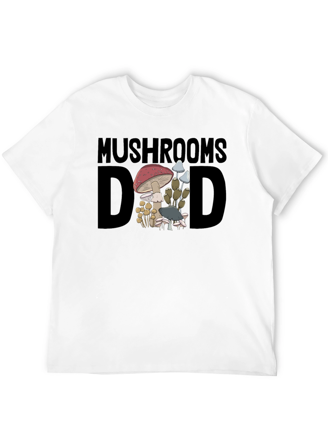 Mushroom Dad Graphic T-Shirt
