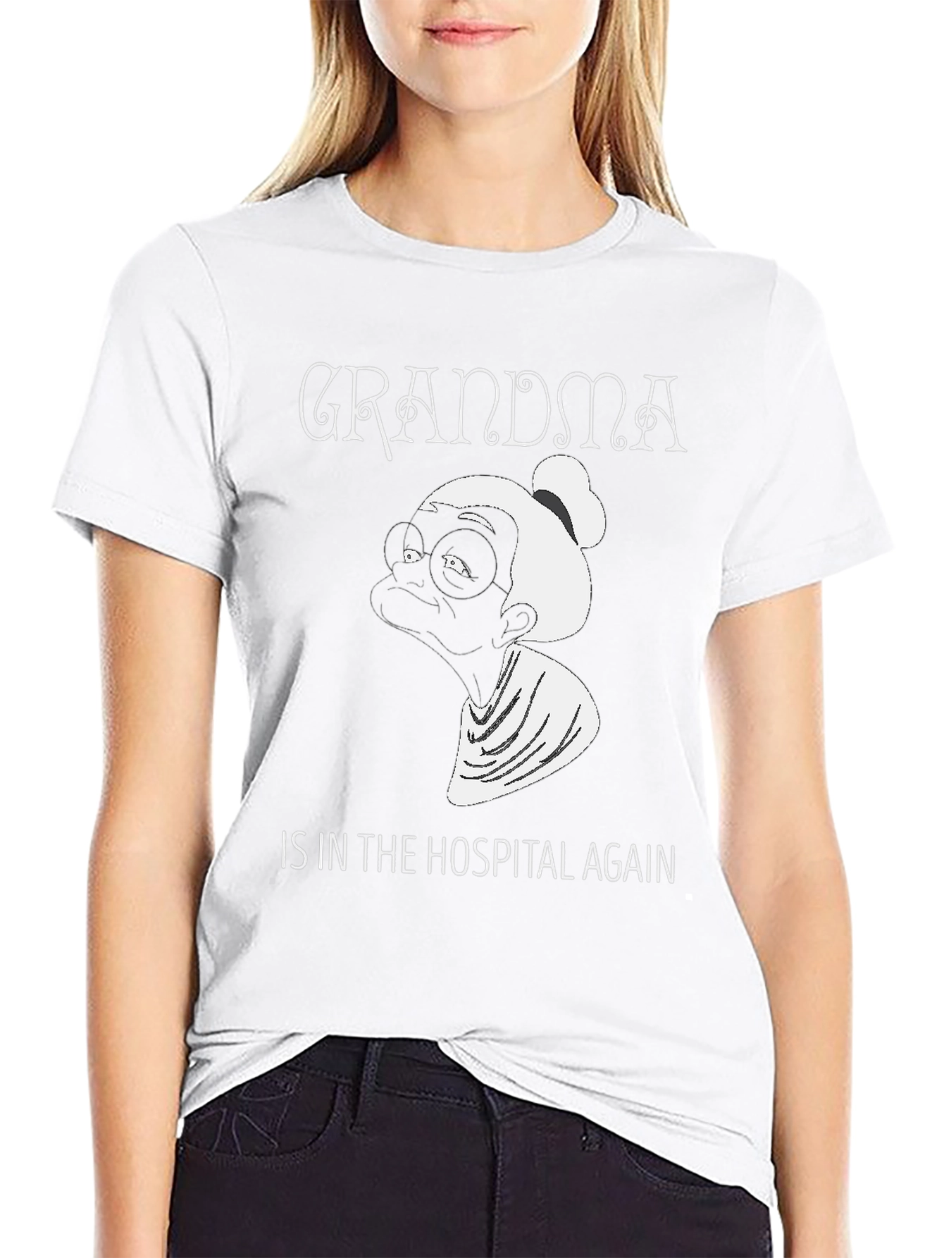 Grandma In The Hospital Again Graphic Tee - Unisex