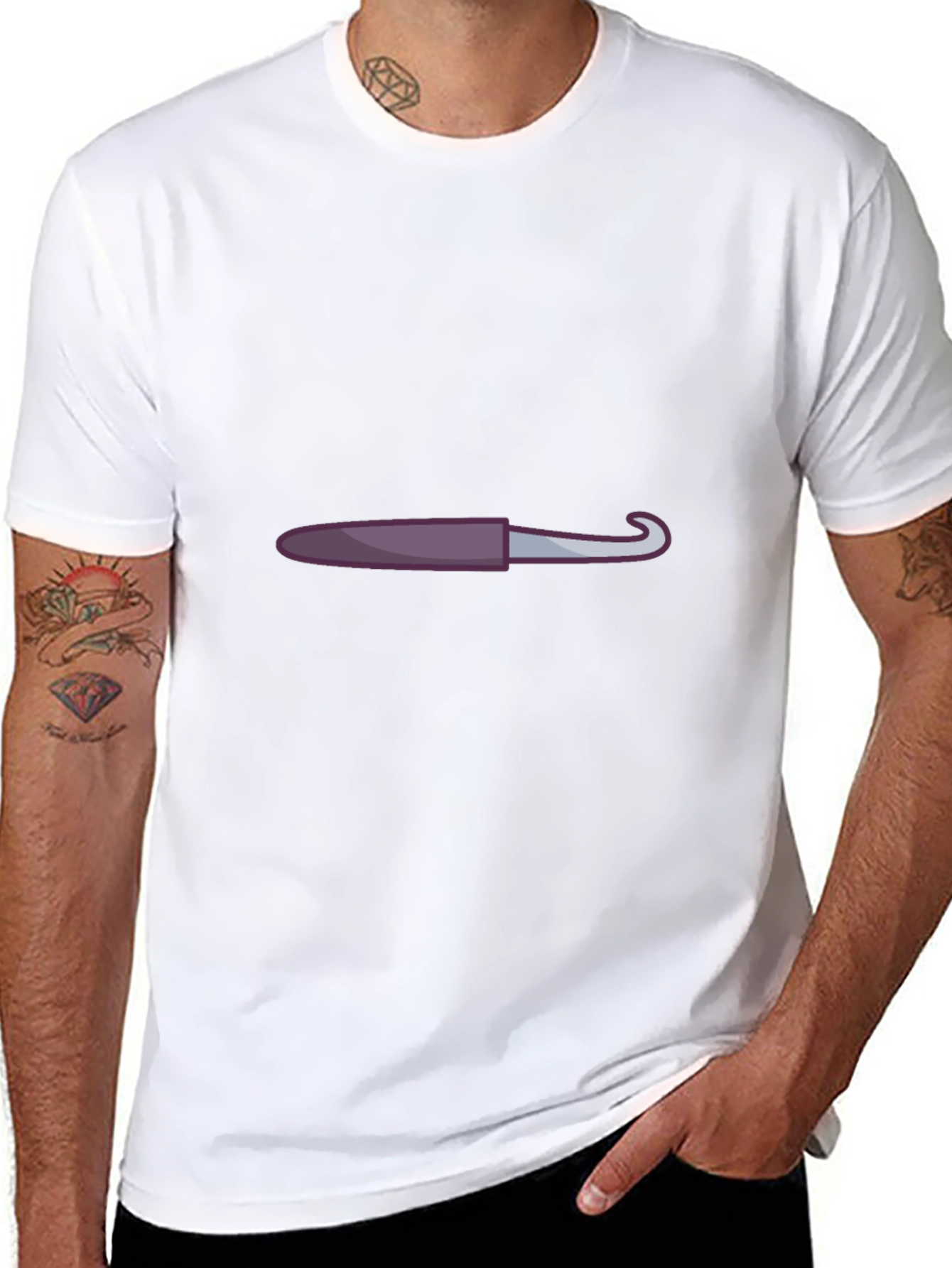 Novelty Crochet Hook Graphic Tee