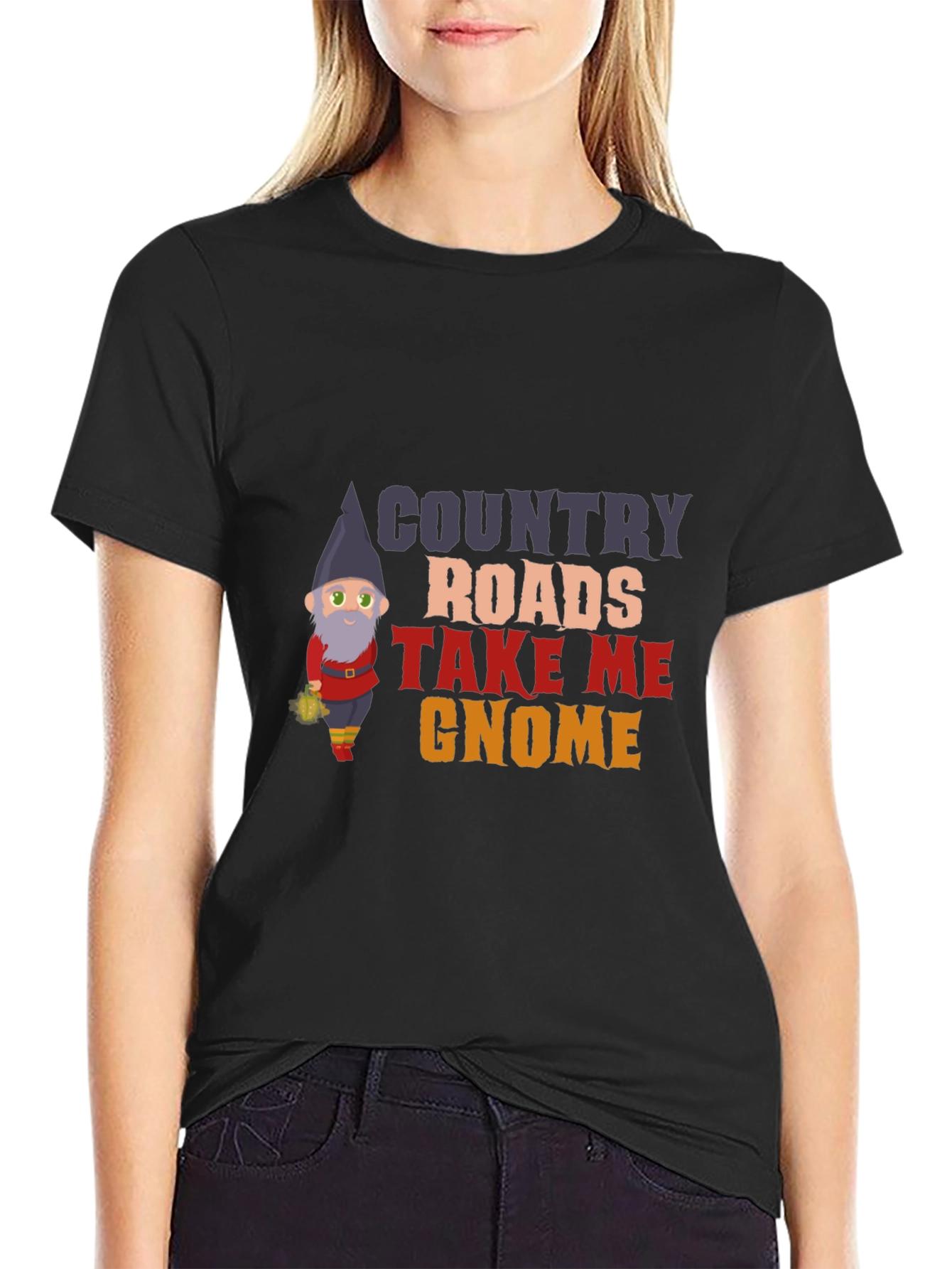 Country Roads Take Me Gnome T-Shirt