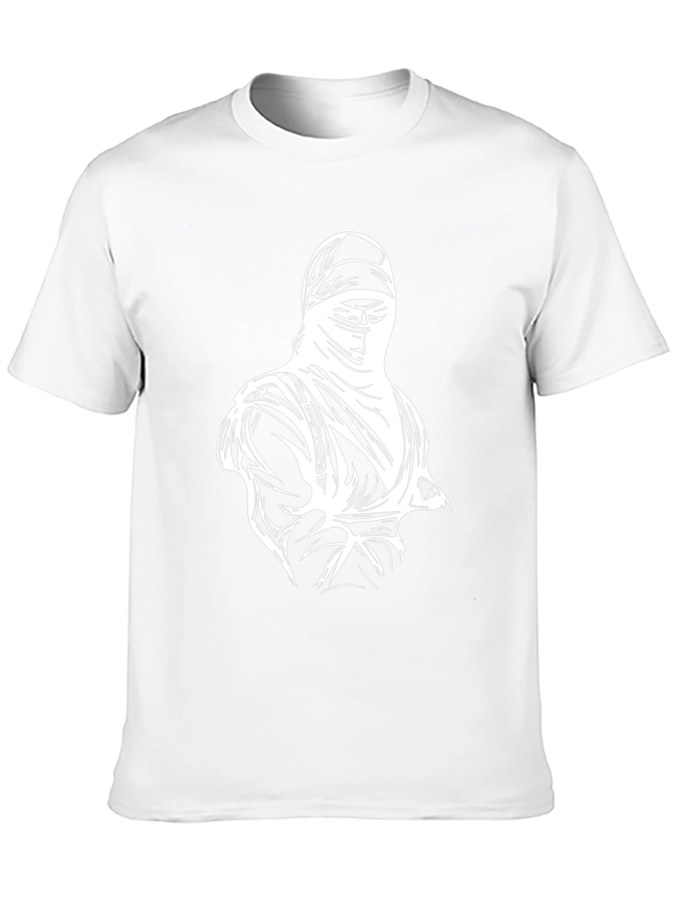 Ninja Graphic T-Shirt - Black Cotton Tee