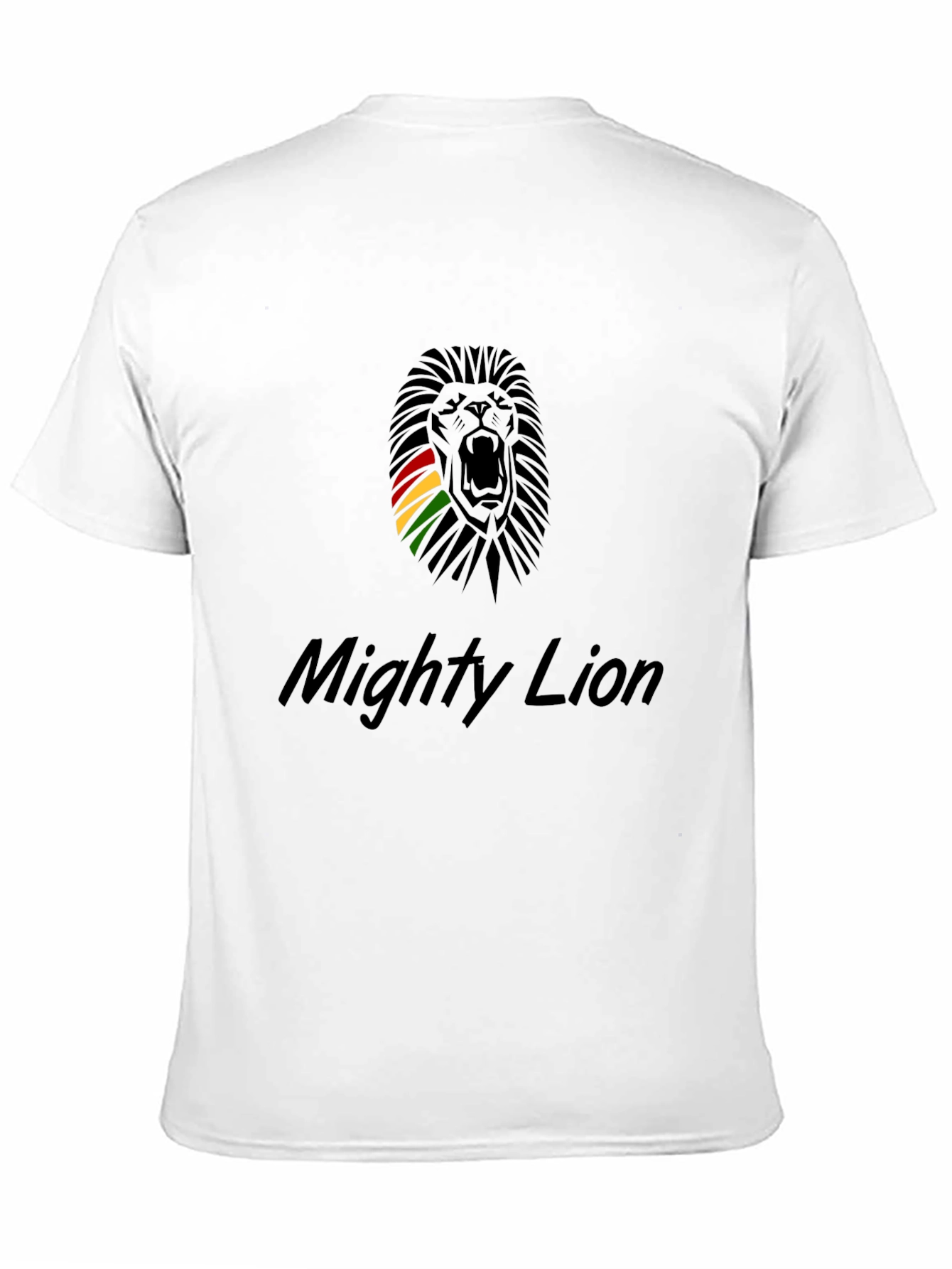 Mighty Lion Graphic T-Shirt - Black